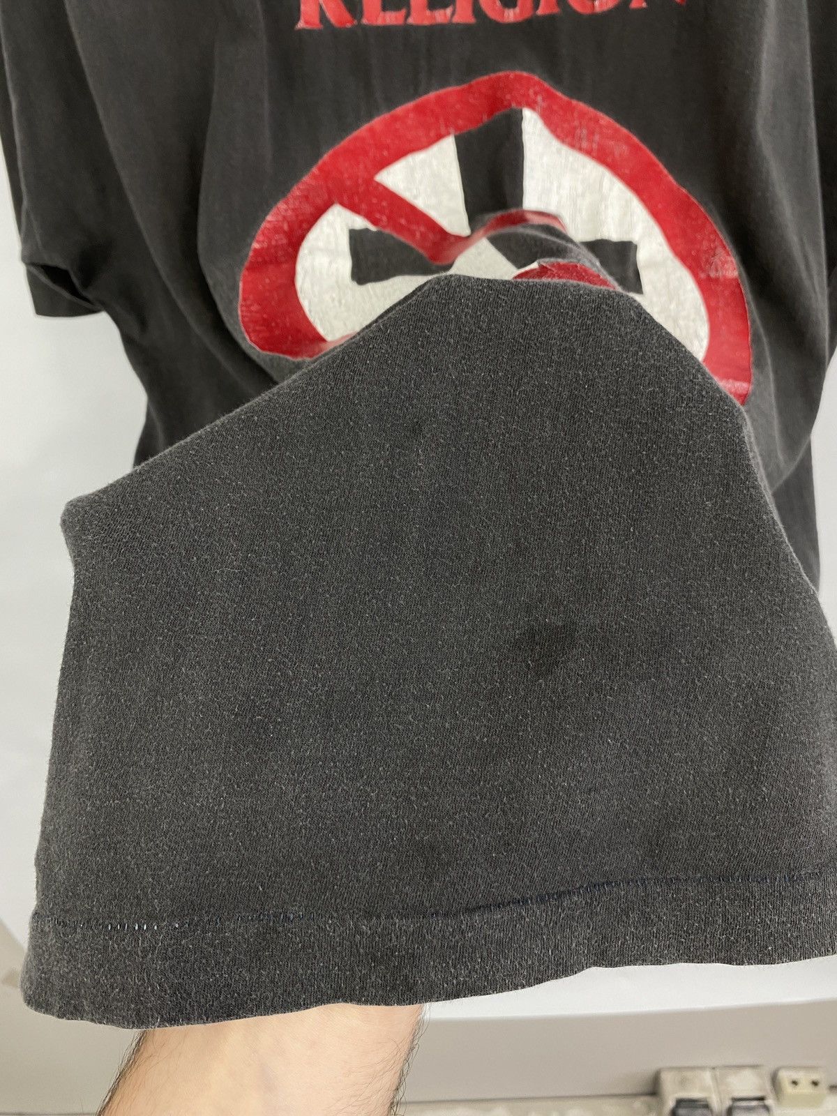 Band Tees × Metallica × Vintage Vintage 1989 Bad Religion Rock Bend T-Shirt Rare Retro Y2K Size US XL / EU 56 / 4 - 9 Thumbnail
