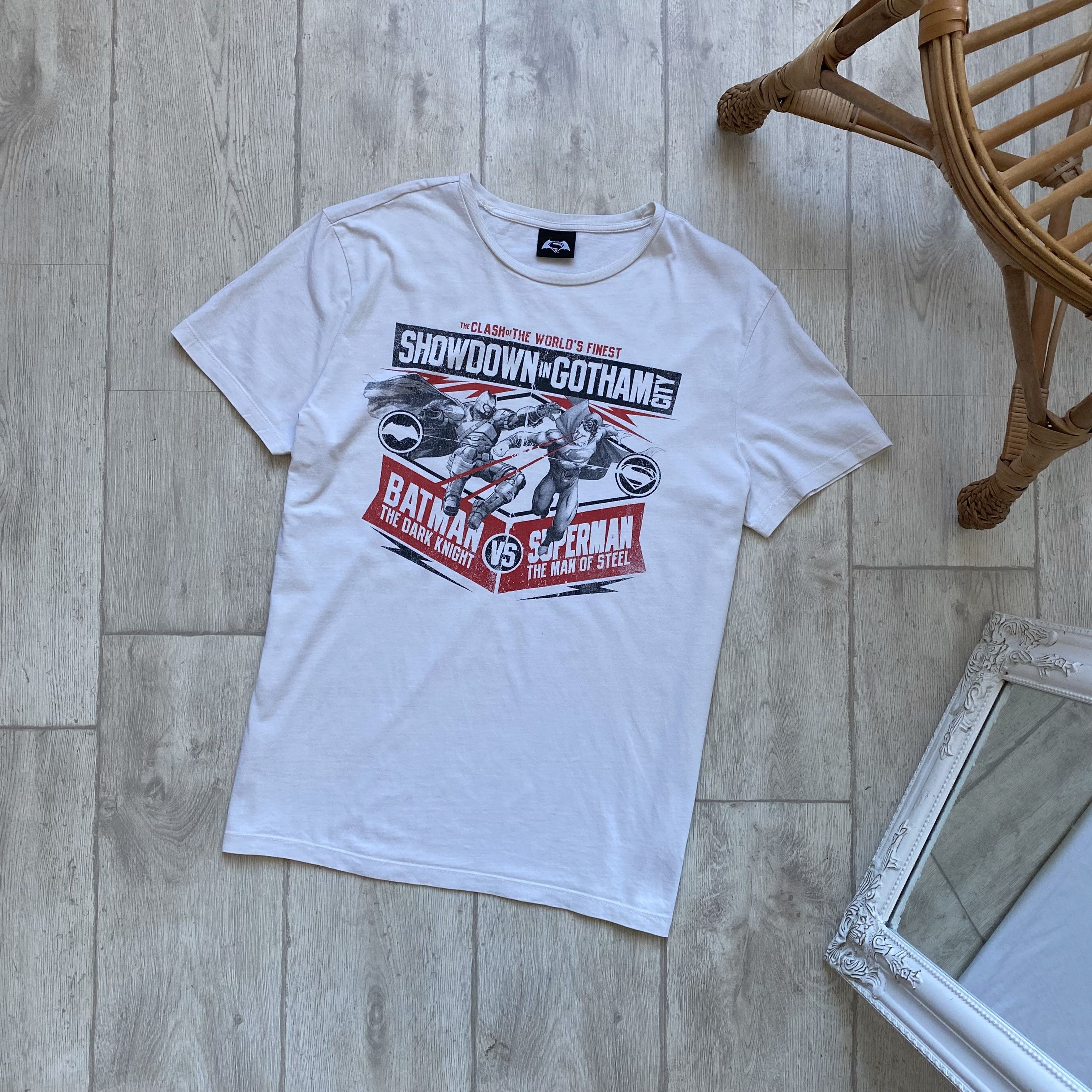 DC Comics Batman Vs. Superman Tee Movie Promo Y2K Justice League Size US L / EU 52-54 / 3 - 1 Thumbnail