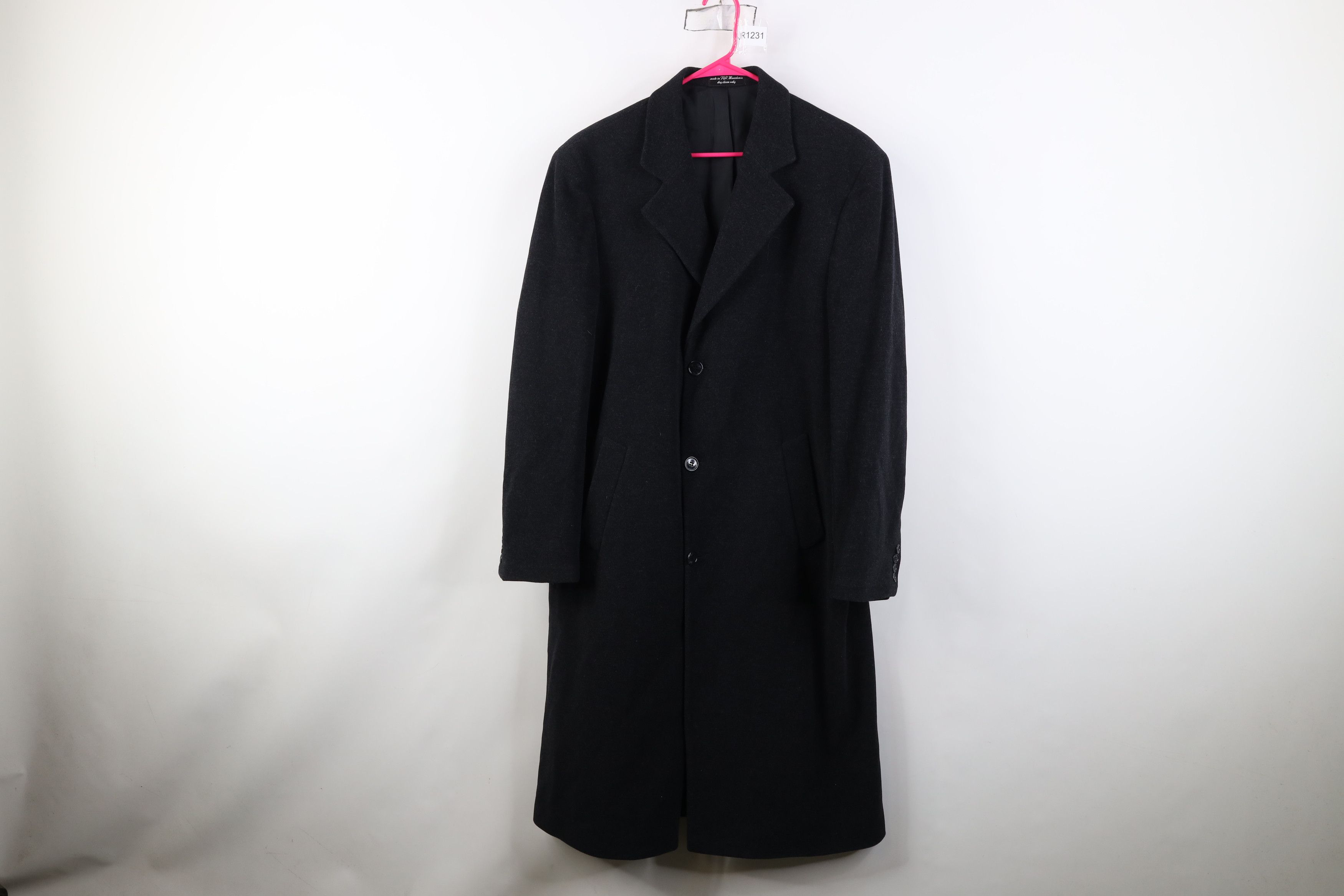 Polo Ralph Lauren Vintage 90s Chaps Ralph Lauren Overcoat Jacket Charcoal Gray Size US XXL / EU 58 / 5 - 1 Thumbnail
