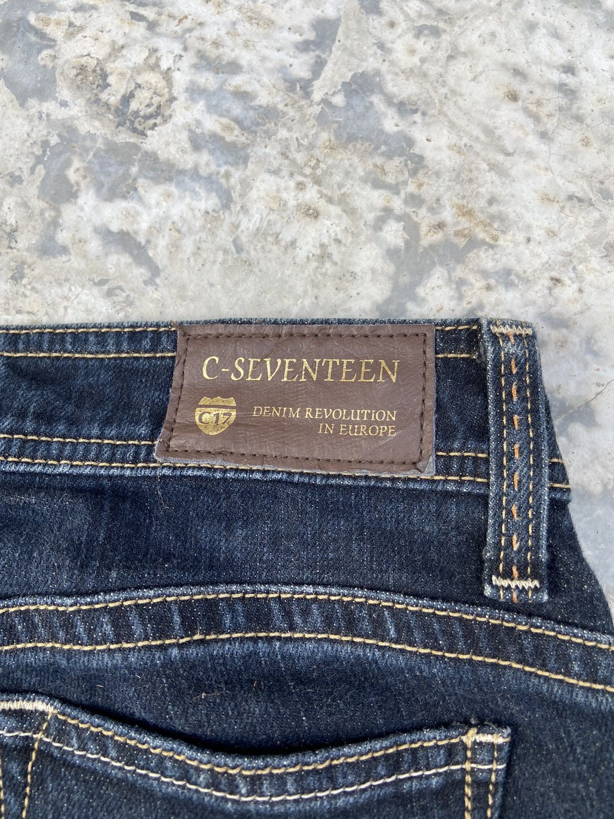 Japanese Brand C-seventeen flare Jeans pants Size 28" / US 6 / IT 42 - 7 Thumbnail