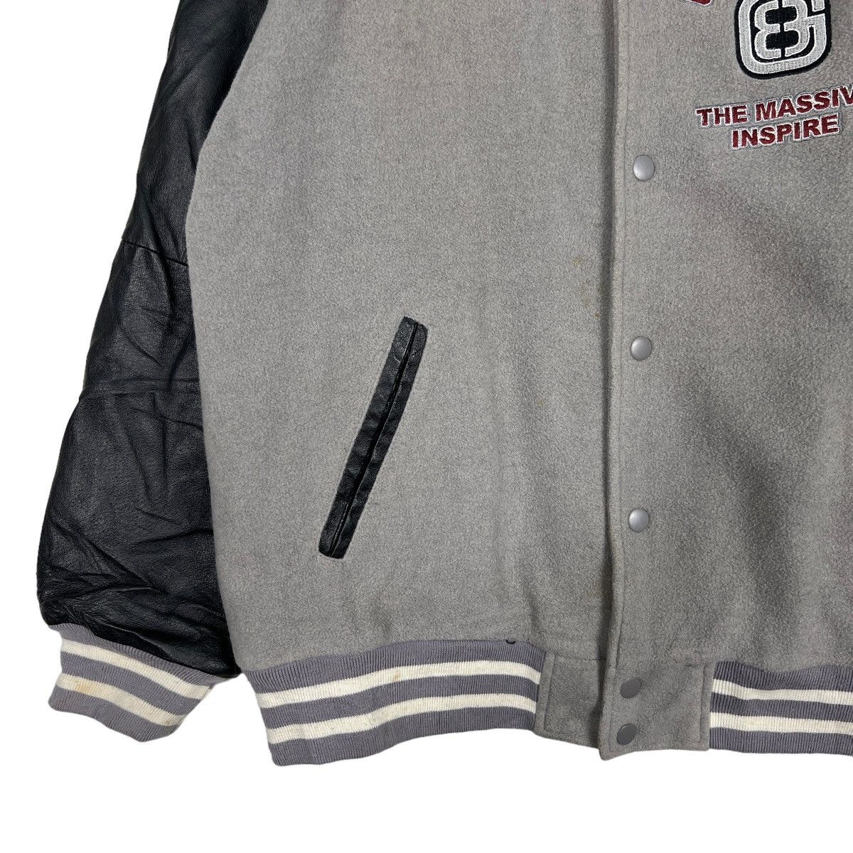 Japanese Brand 🔥 GREAT EIGHT VARSITY BOMBER JACKET Size US L / EU 52-54 / 3 - 5 Thumbnail
