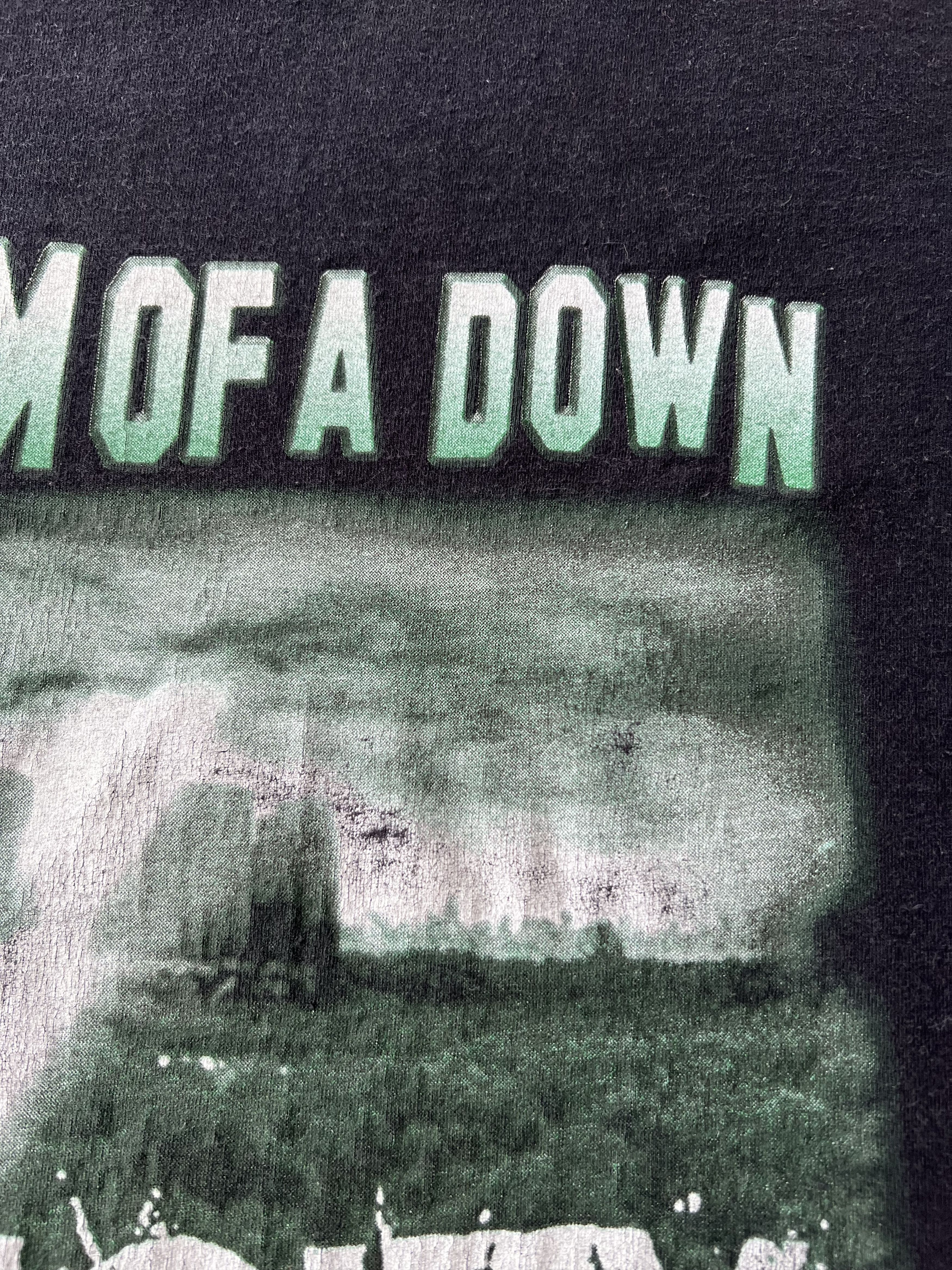 Band Tees Vintage 2000s System of a Down Toxicity Black T-shirt Size US M / EU 48-50 / 2 - 8 Thumbnail