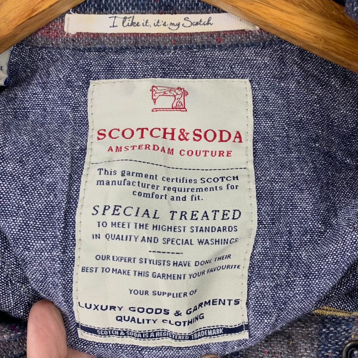 Scotch & Soda × The Mercer Brand SCOTCH & SODA Amsterdam Couture Western Long Sleeve Size US S / EU 44-46 / 1 - 7 Thumbnail