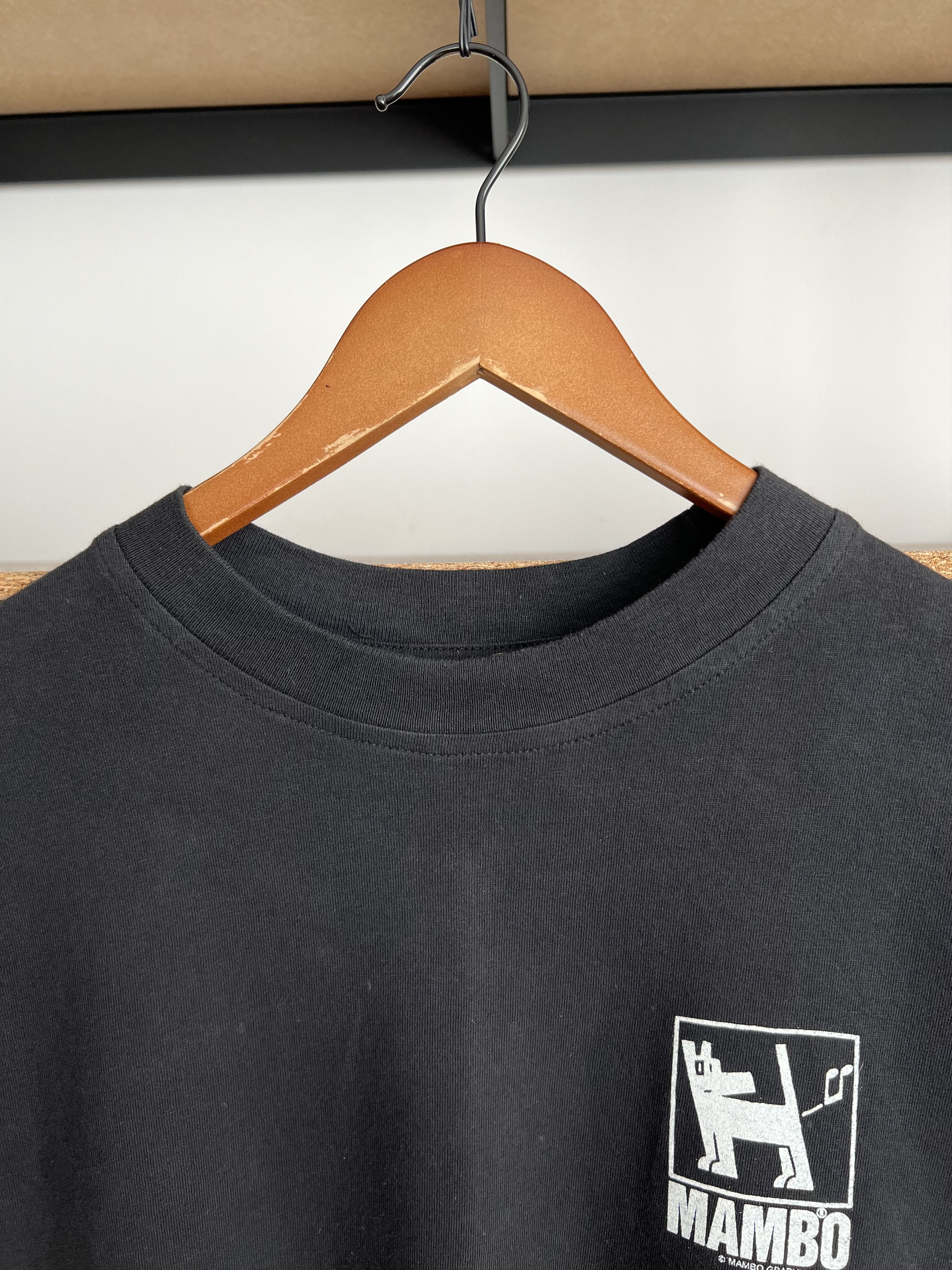 Mambo Vintage 1989 Mambo Dog Surf Black Long Sleeve T-shirt Size US L / EU 52-54 / 3 - 9 Thumbnail
