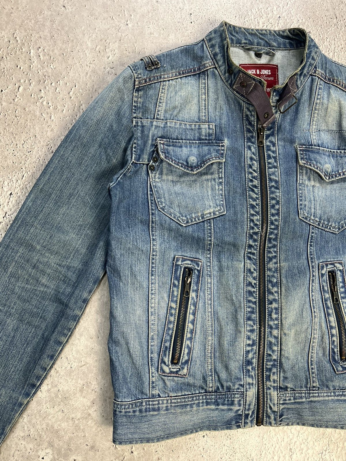 Diesel × Vintage SALE💣💣 Vintage Diesel distressed denim jeans jacket size M Size US M / EU 48-50 / 2 - 5 Thumbnail