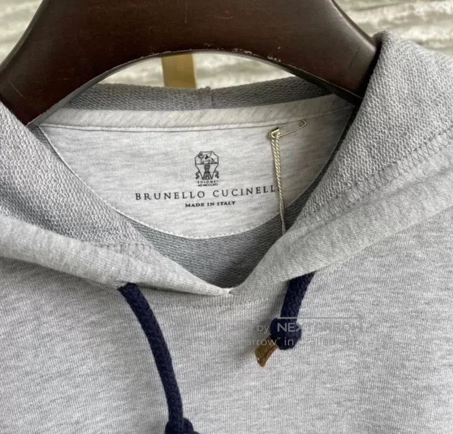 Brunello Cucinelli Brunello Cucinelli Men's Hooded Sweatshirt. Size US S / EU 44-46 / 1 - 4 Thumbnail