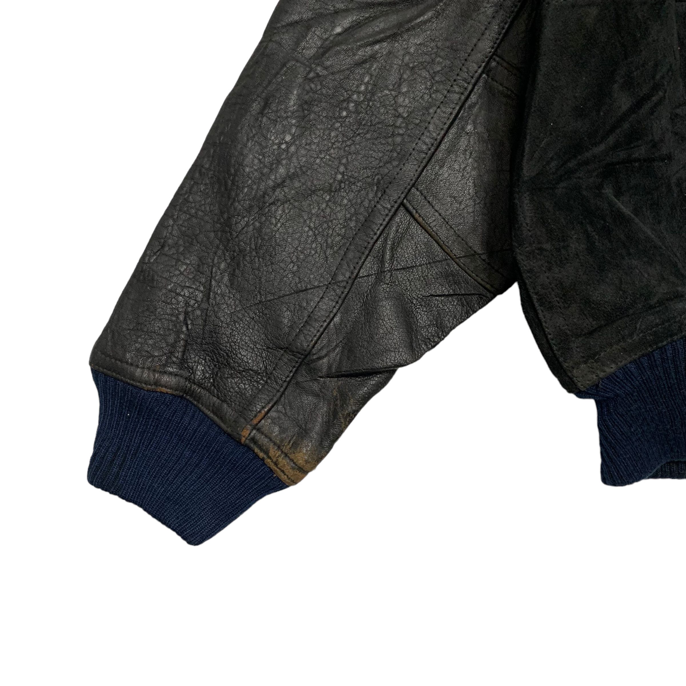 Japanese Brand Atelier Sab Leather Varsity Jacket Size US M / EU 48-50 / 2 - 8 Thumbnail