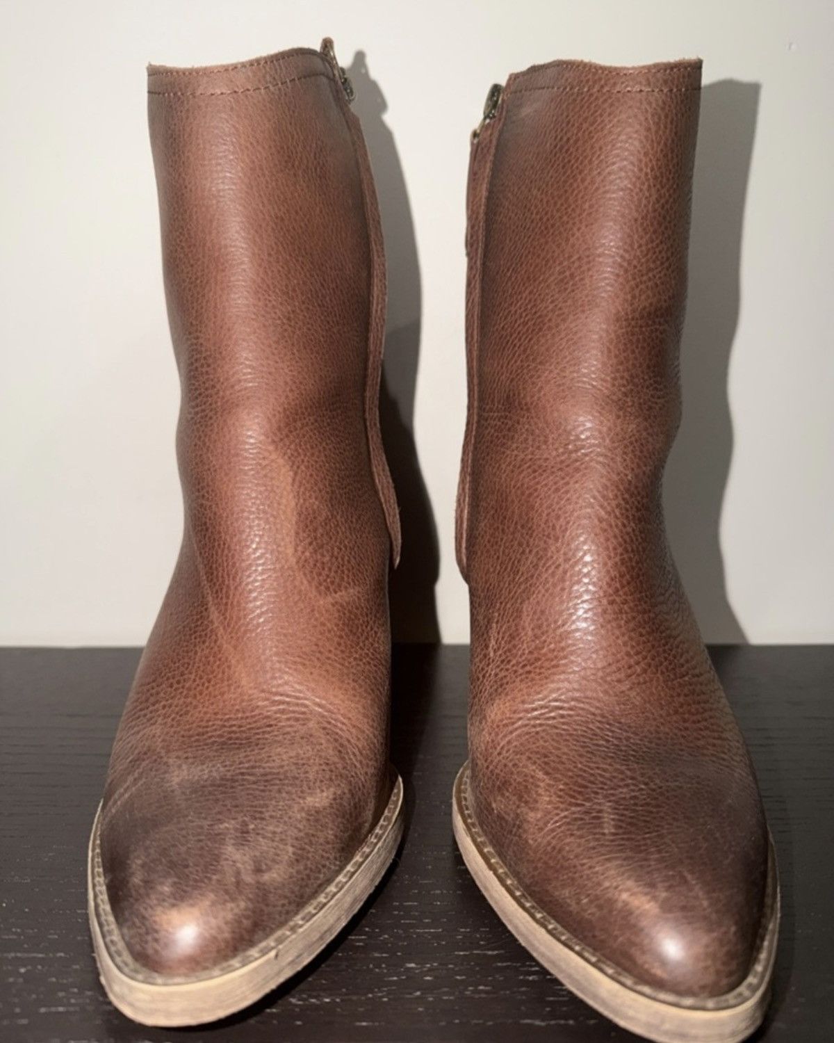 Other Brown Ankle Cowboy Booties Size US 8 / IT 38 - 3 Thumbnail