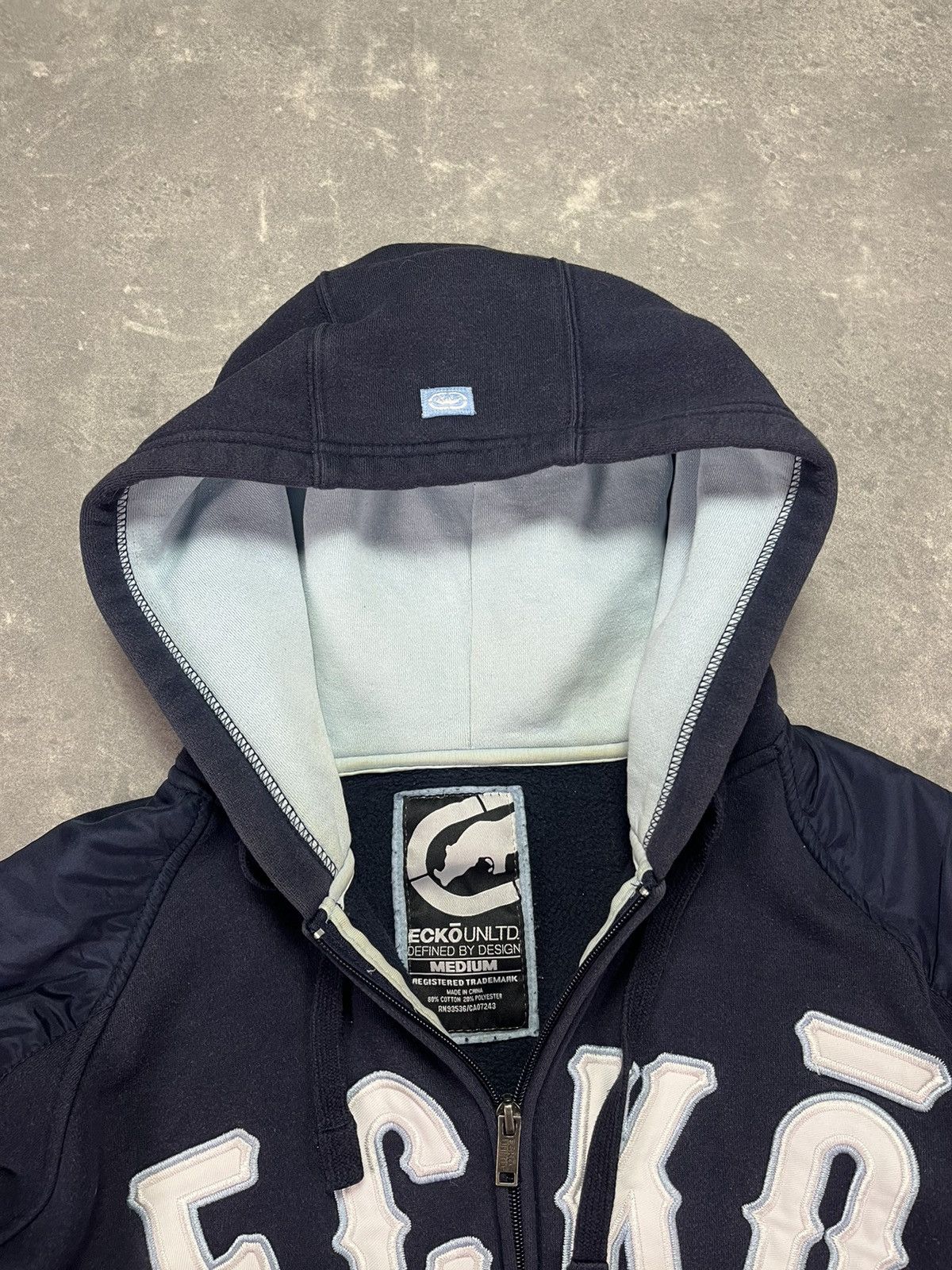 Ecko Unltd. Ecko Unltd. Vintage Zip Hoodie Big Logo Center Spellout M L Size US M / EU 48-50 / 2 - 8 Thumbnail