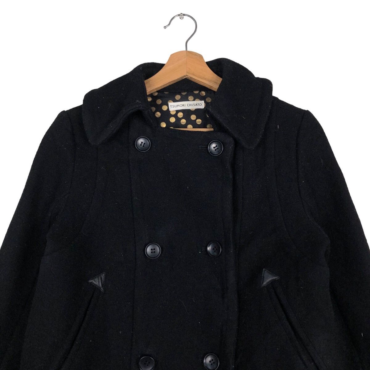 Issey Miyake 🔥Cropped Biker Jacket Tsumori Chisato Japan Double Breast Size US S / EU 44-46 / 1 - 3 Thumbnail