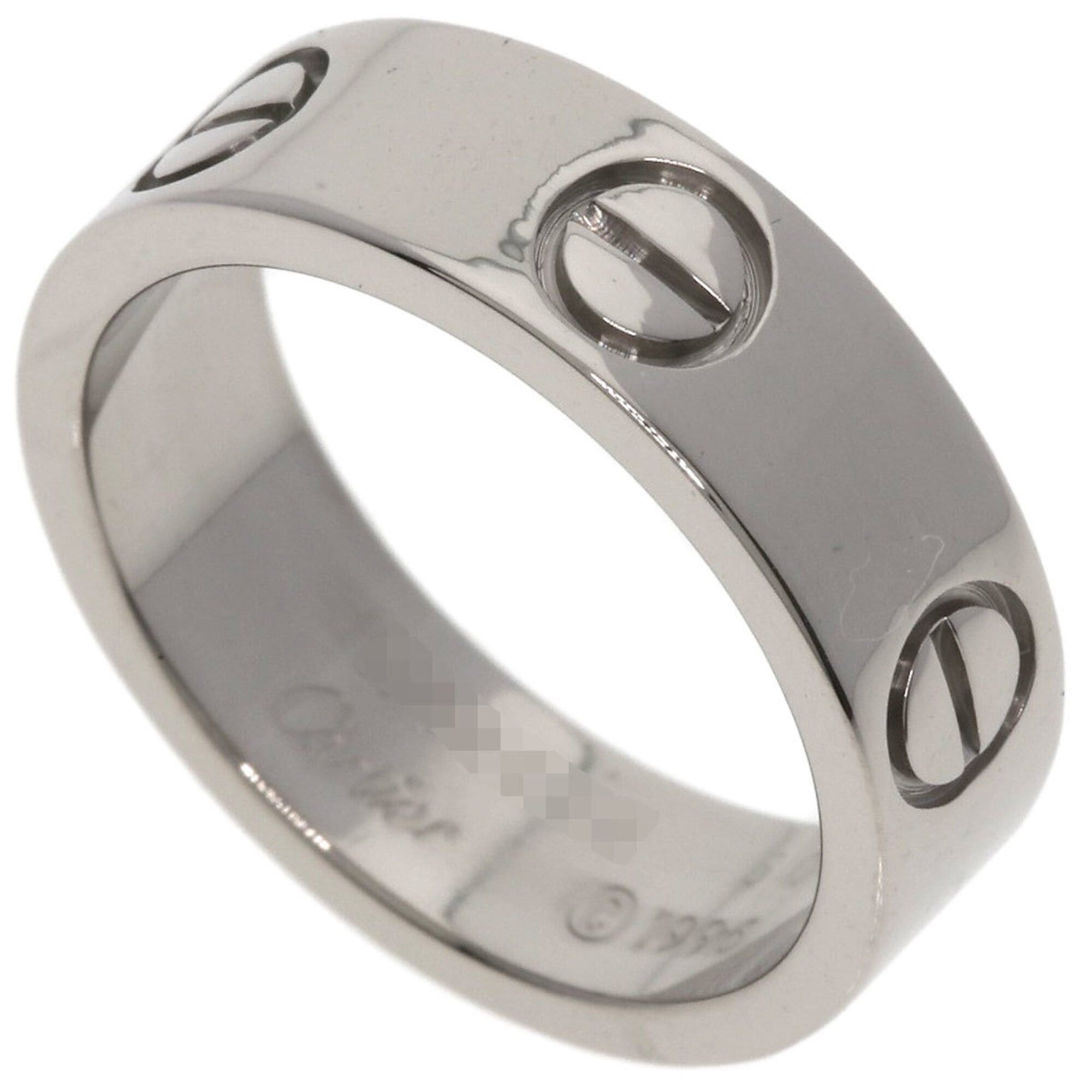 Cartier Cartier Love Ring #50, 18K White Gold, Women's Ring, CARTIER Size ONE SIZE - 1 Thumbnail