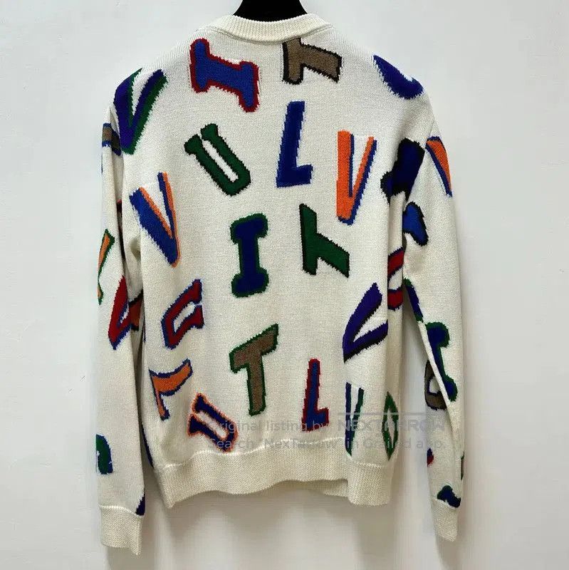 Louis Vuitton Louis Vuitton Colorful Long Sleeve Knit Sweater . Size US S / EU 44-46 / 1 - 2 Thumbnail