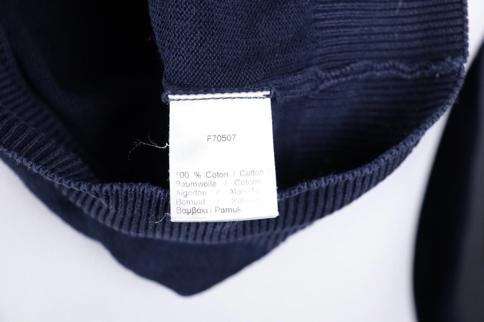 Lacoste Lacoste Blue Cotton Knit Long Sleeve Sweater Size 5 / L Size US L / EU 52-54 / 3 - 9 Thumbnail