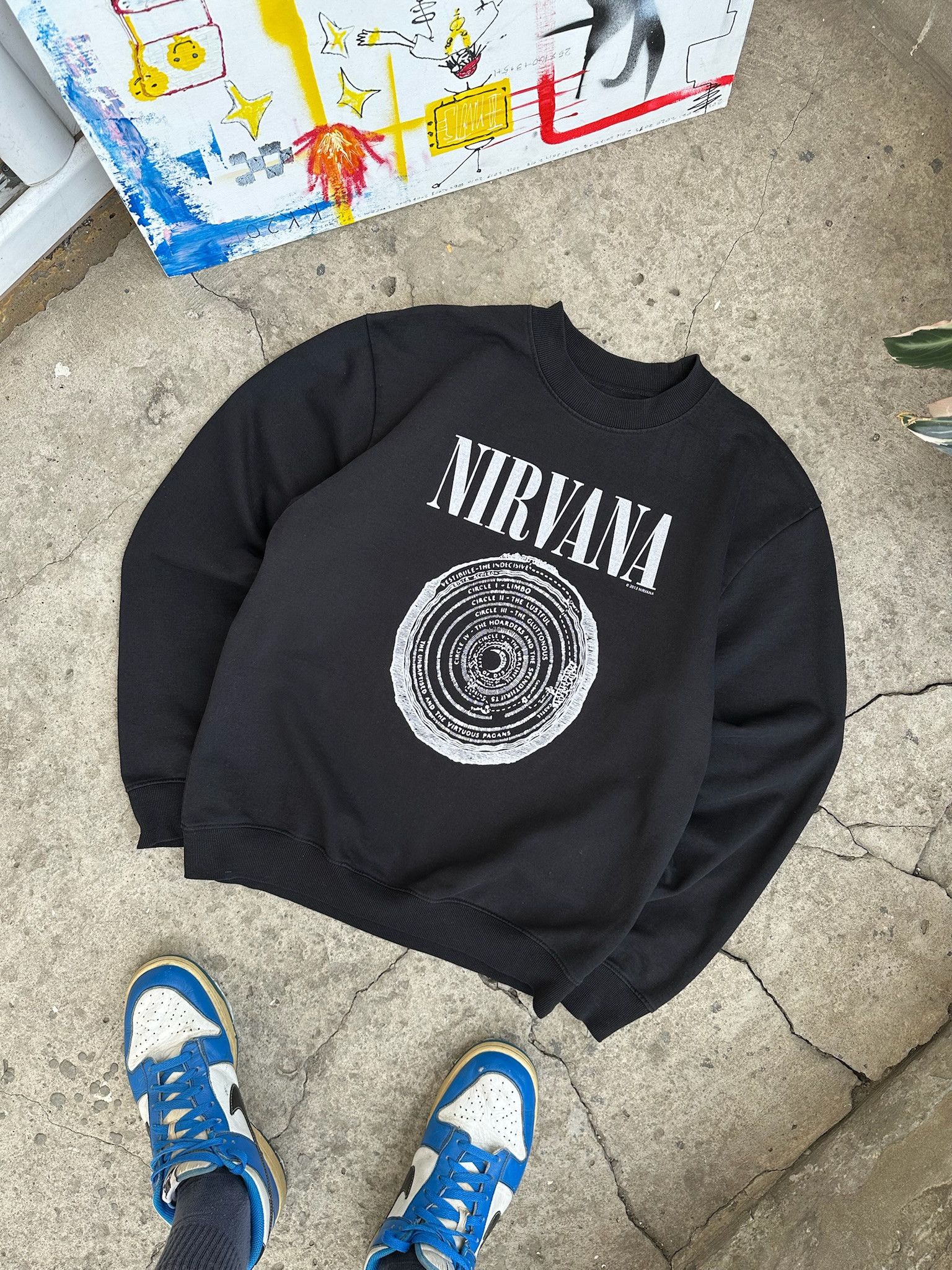 Band Tees NIRVANA sweatshirt vestibule Size US L / EU 52-54 / 3 - 5 Thumbnail