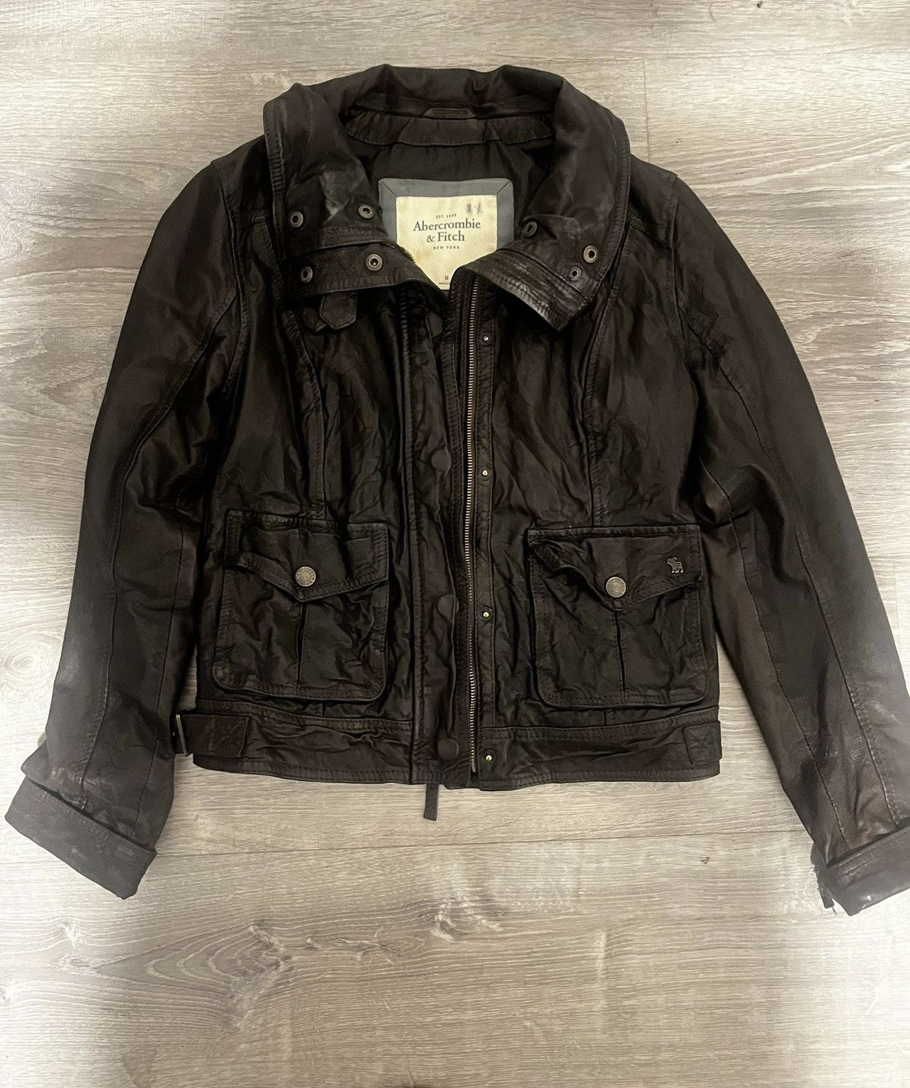 Abercrombie & Fitch Abercrombie & fitch vintage leather jacket Size M / US 6-8 / IT 42-44 - 1 Thumbnail