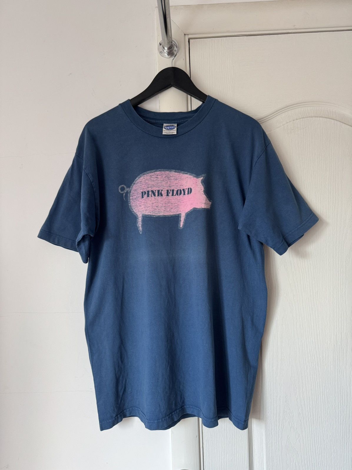 Band Tees Vintage 90s Pink Floyd Animals Album Pig T Shirt (Duty-free) Size US L / EU 52-54 / 3 - 3 Thumbnail