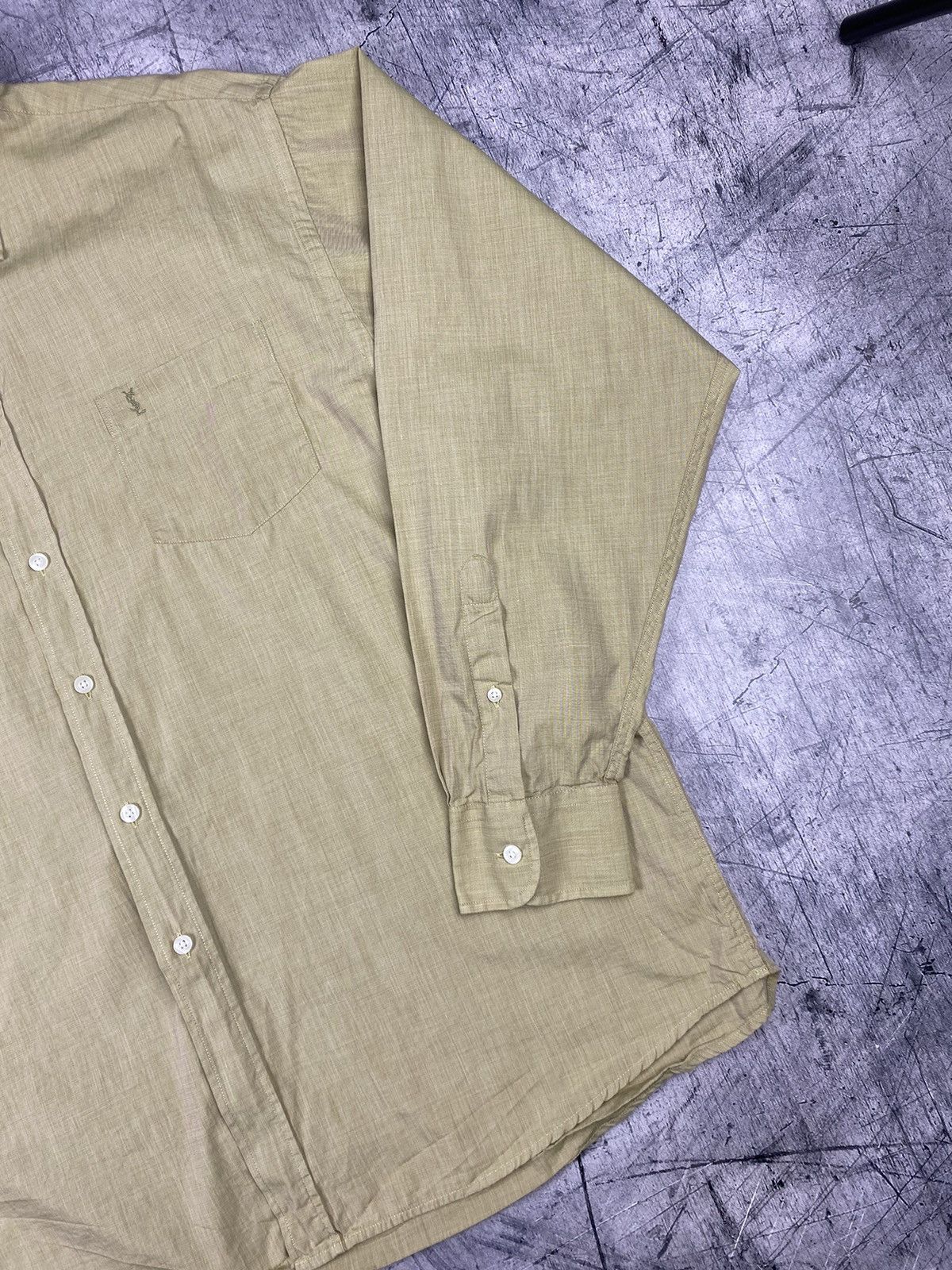 Yves Saint Laurent VINTAGE YSL SHIRT BUTTON UP YVES SAINT LAURENT Size US XL / EU 56 / 4 - 3 Thumbnail