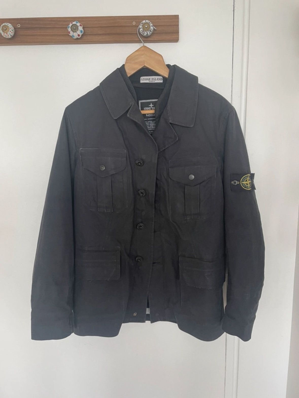Stone Island Ventile Jacket + woolen linen Size US S / EU 44-46 / 1 - 1 Thumbnail