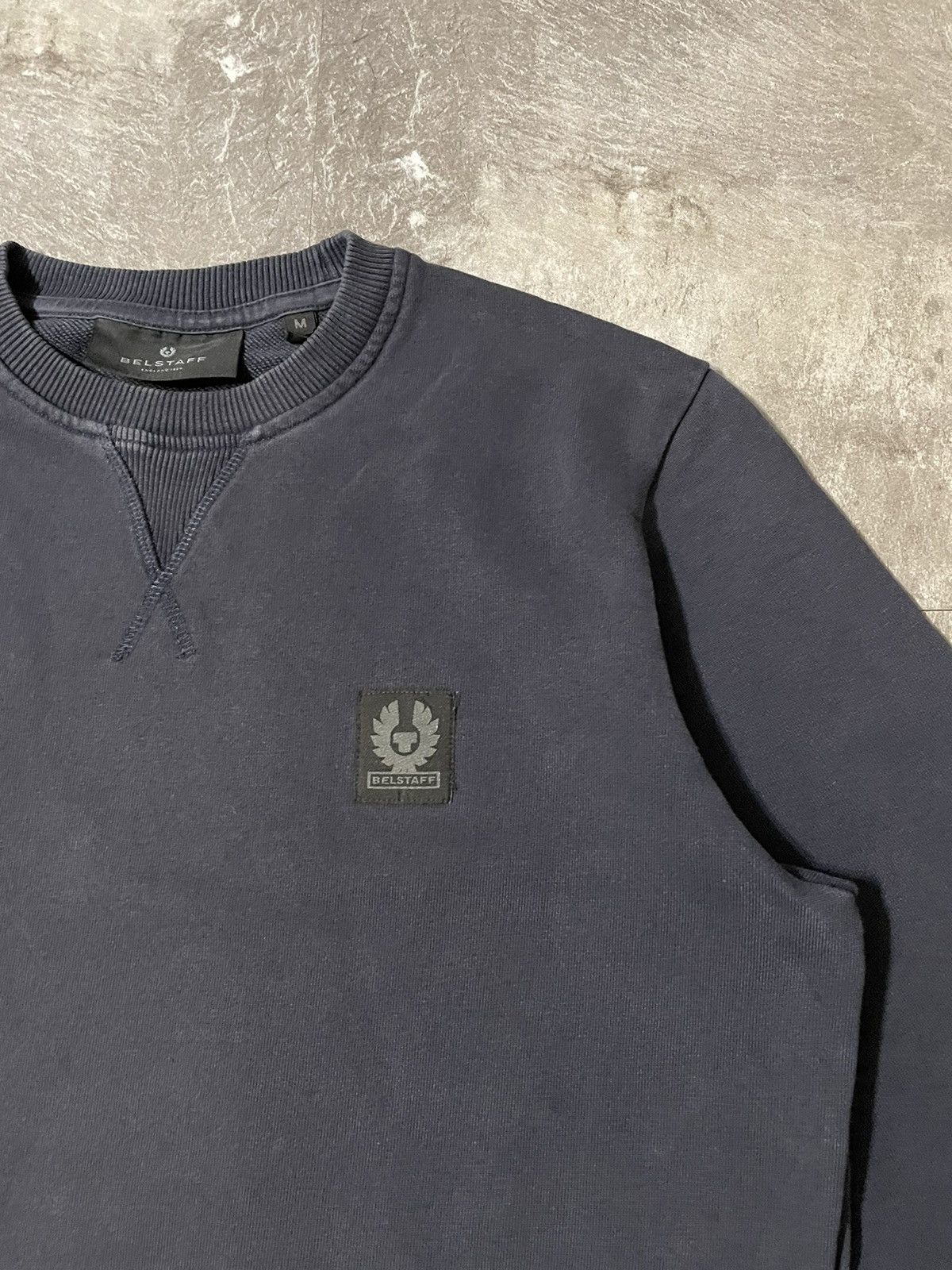Belstaff BELSTAFF Patch Logo Embroidery Sweatshirt Size US M / EU 48-50 / 2 - 2 Thumbnail
