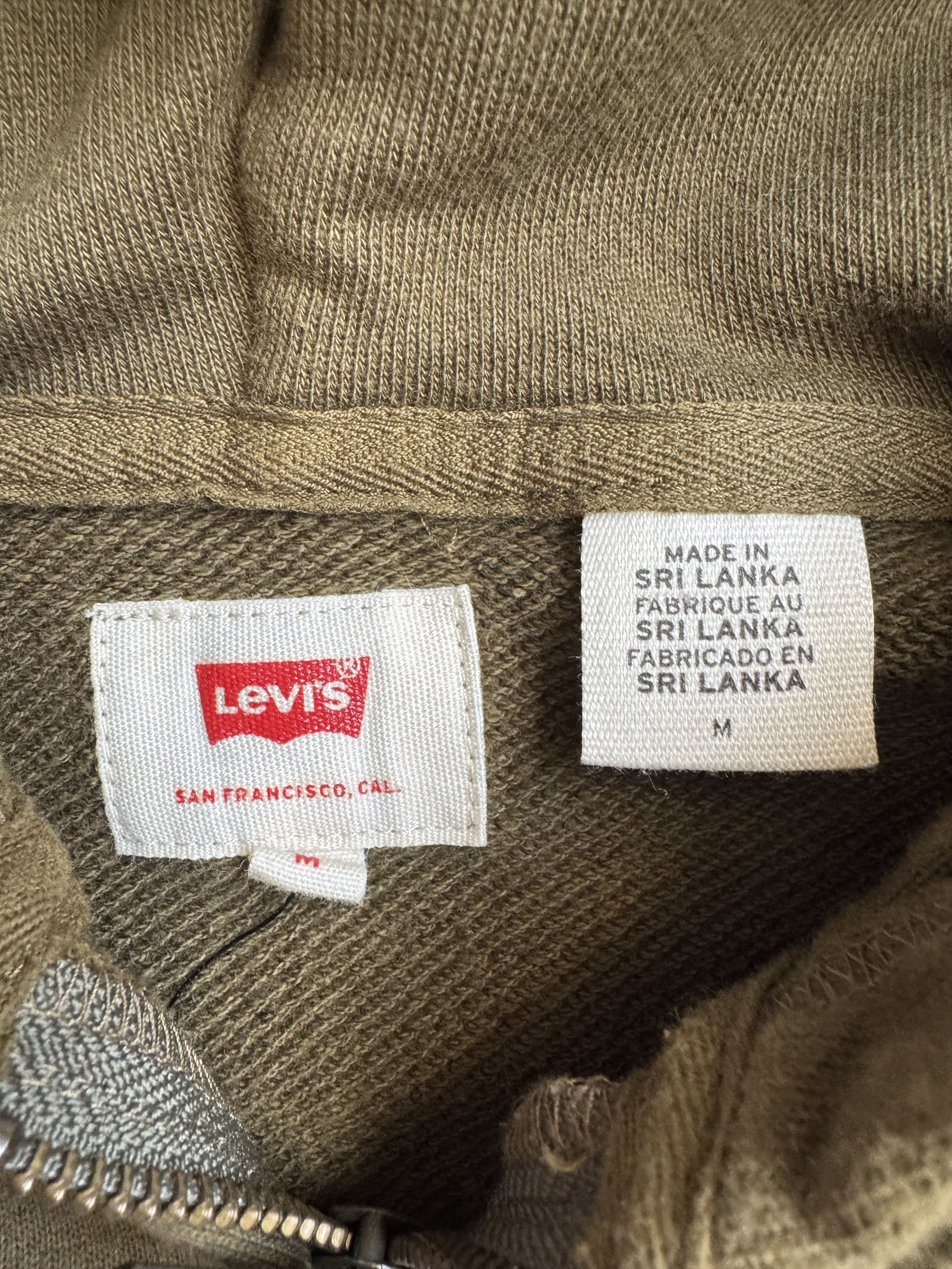 Levi's Levi's 1873 Full Zip Hoodie Sweatshirt Embroider Spellout Size US M / EU 48-50 / 2 - 3 Thumbnail