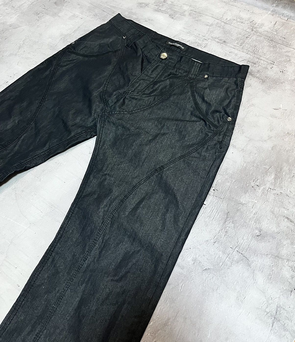 Dolce & Gabbana × Vintage Dolce Gabbana vintage denim pants y2k Size US 35 - 7 Thumbnail