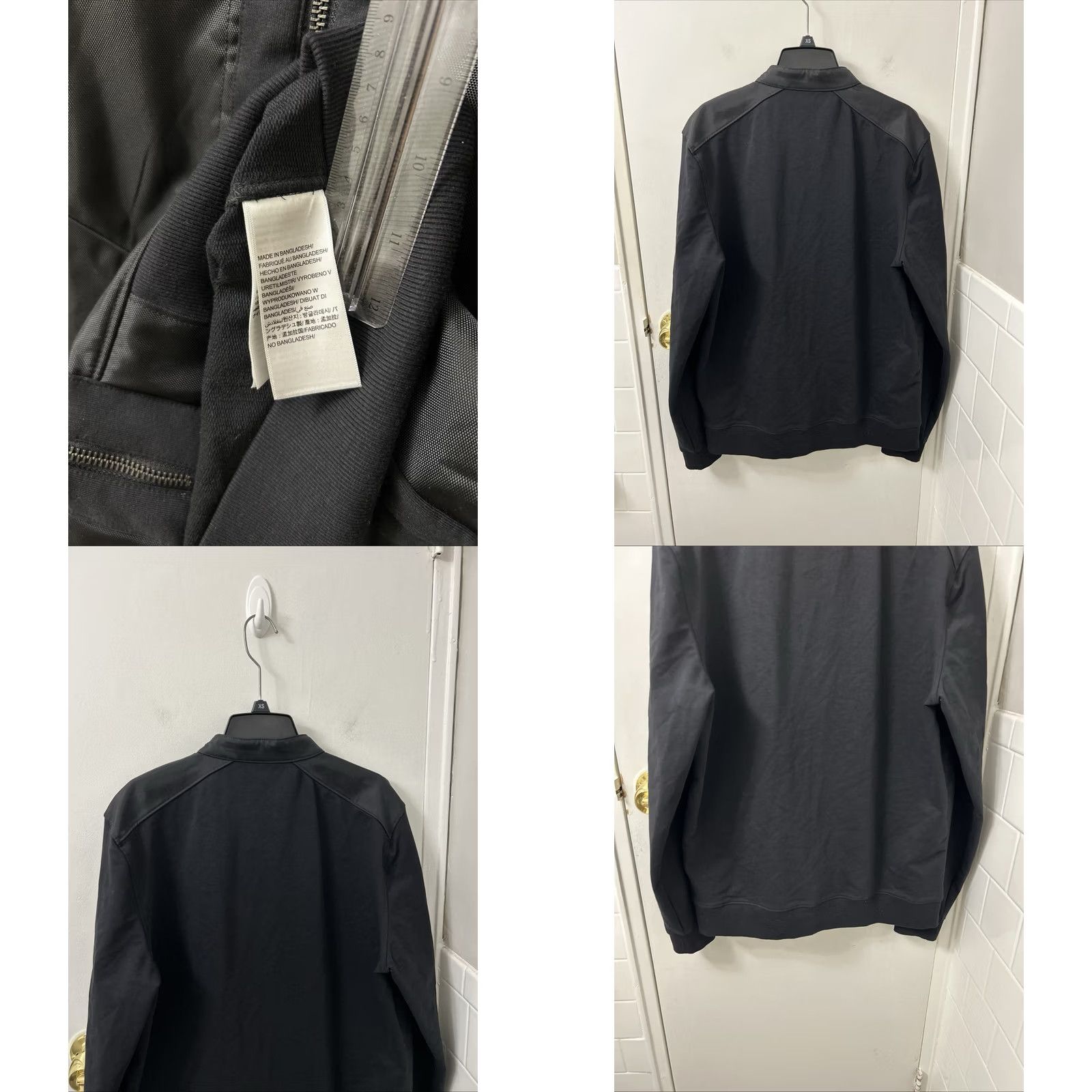 Calvin Klein Calvin Klein Jacket Mens Size L Black Full Zip Bomber Pockets Long Sleeve Size US L / EU 52-54 / 3 - 8 Thumbnail