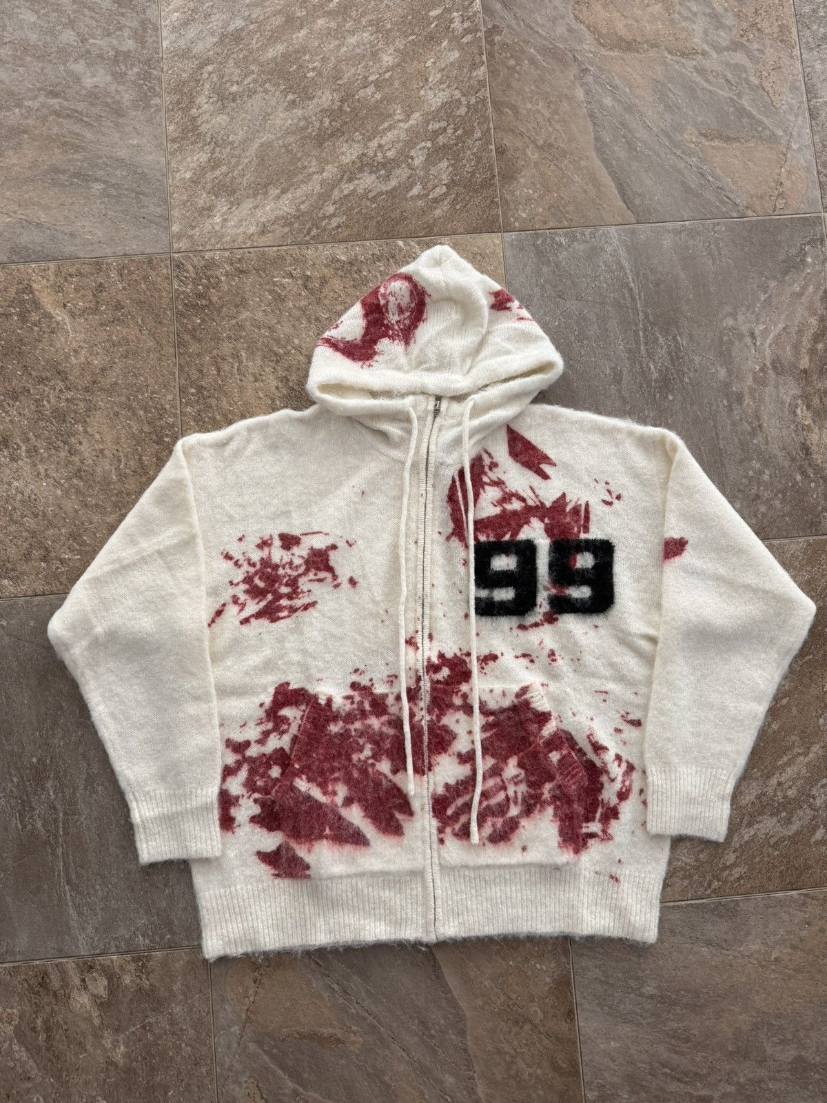 Other Hand painted Mohair hoodie RARE Size US M / EU 48-50 / 2 - 1 Thumbnail