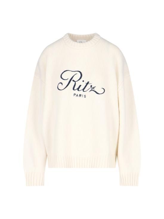 Frame FRAME Women Sweater MP25KSW030 CREA White Size L / US 10 / IT 46 - 1 Thumbnail