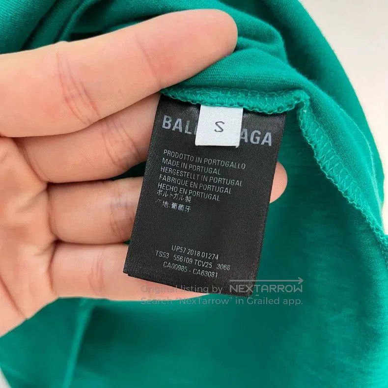 Balenciaga Balenciaga Green Wheat Short Sleeve Tee. Size US S / EU 44-46 / 1 - 3 Thumbnail