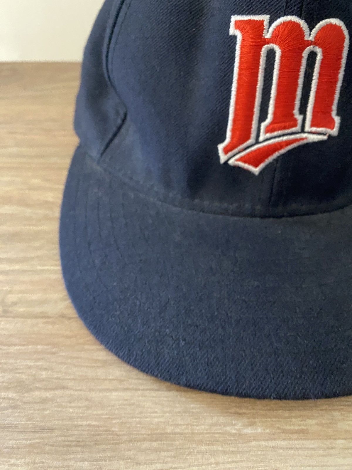 New Era Vintage 90’s Minnesota Twins New Era Wool Fitted Hat 7 3/8 Size ONE SIZE - 3 Thumbnail