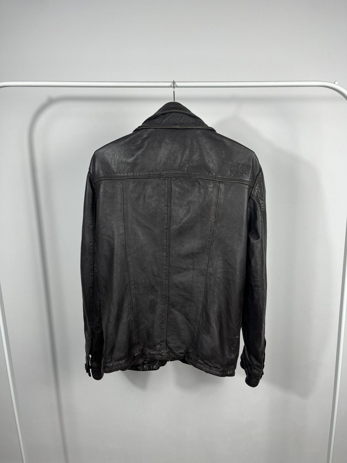 Superdry Superdry Genuine Leather Jacket Black Size M Distressed Size US M / EU 48-50 / 2 - 14 Thumbnail