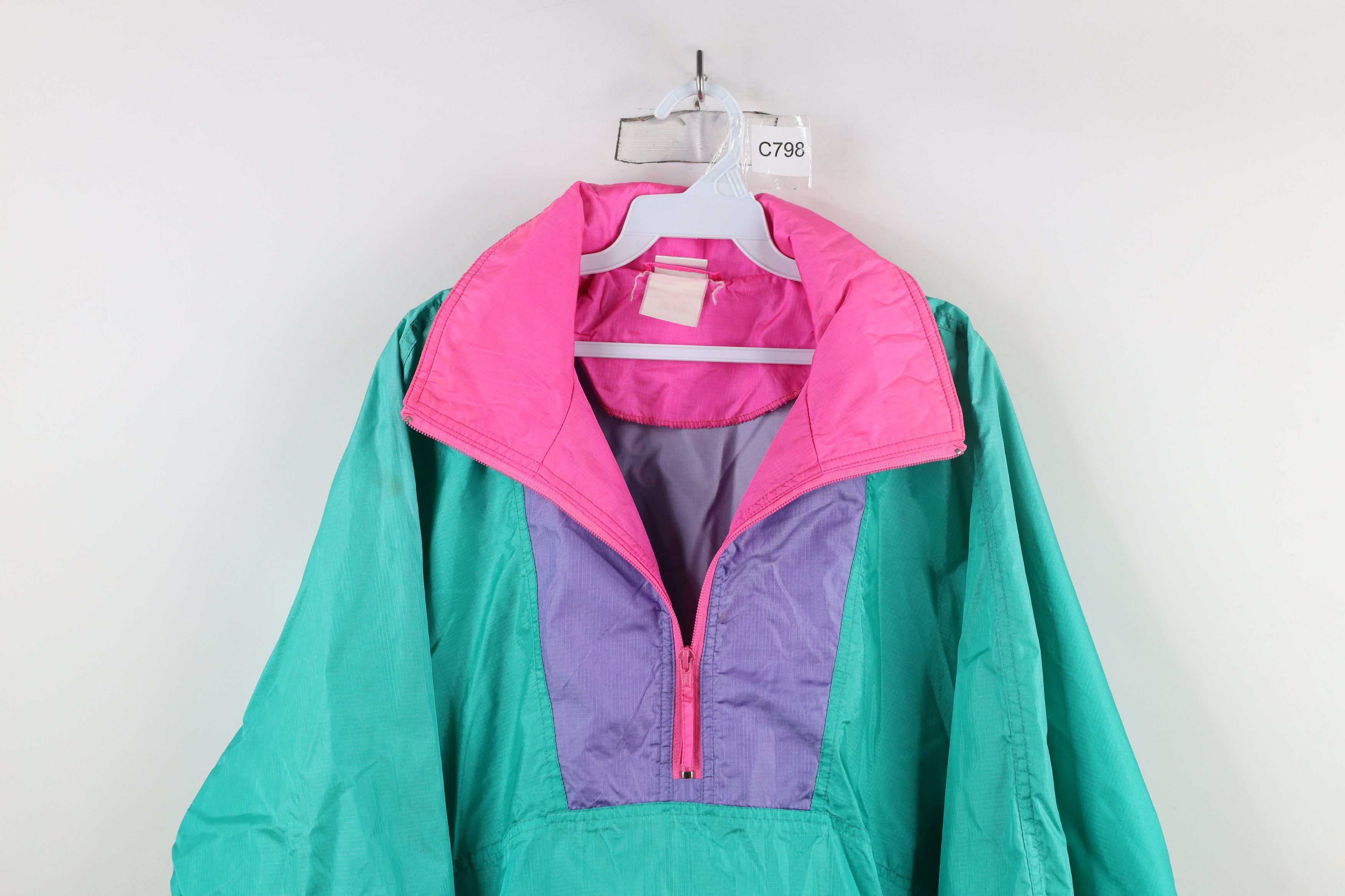 Helly Hansen × Vintage Vintage 90s Helly Hansen Block Pullover Windbreaker Jacket Size S / US 4 / IT 40 - 2 Thumbnail