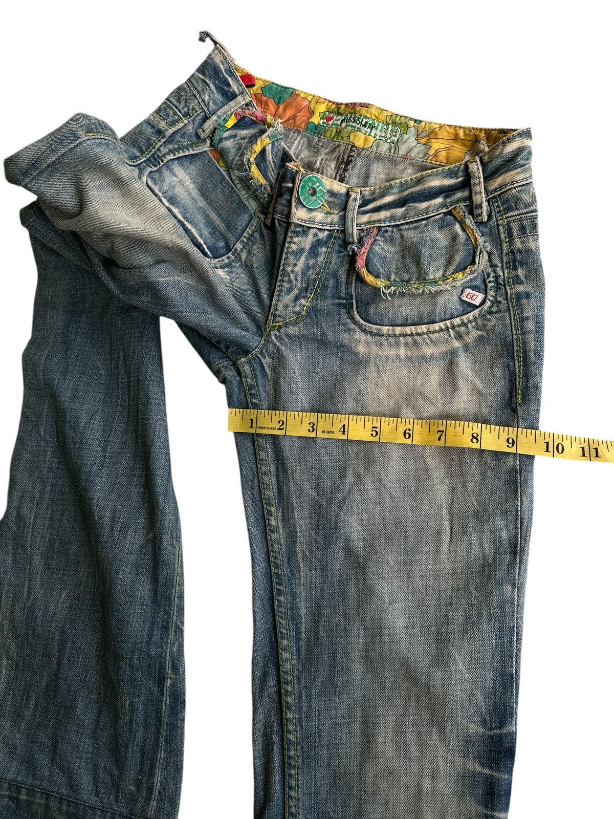 Kapital Flare Miss Sixty Butterfly Embroid . Size US 28 / EU 44 - 8 Thumbnail