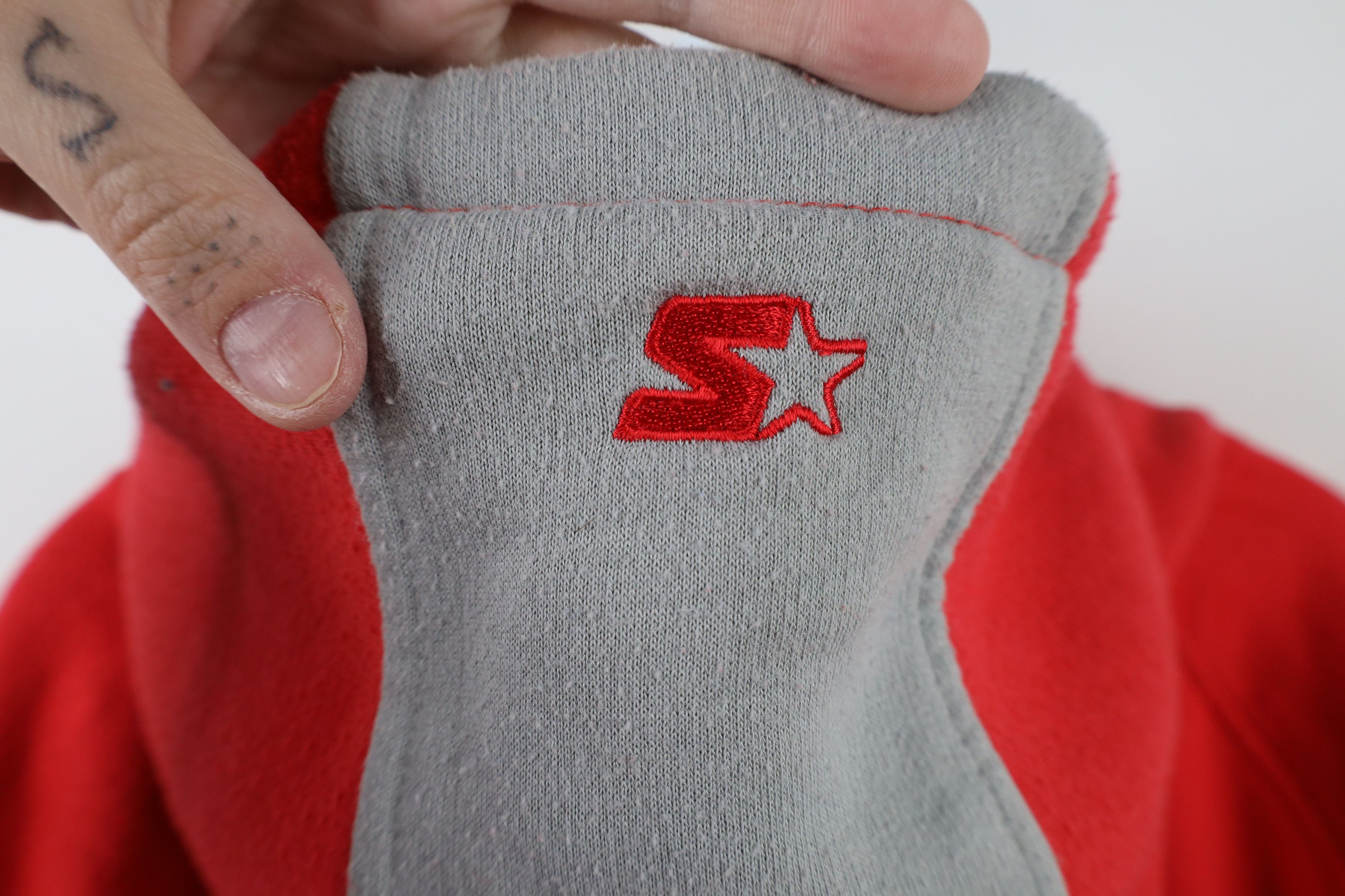 Starter × Vintage Vintage 90s Starter Ohio State University Hoodie Sweatshirt Size US XL / EU 56 / 4 - 9 Thumbnail