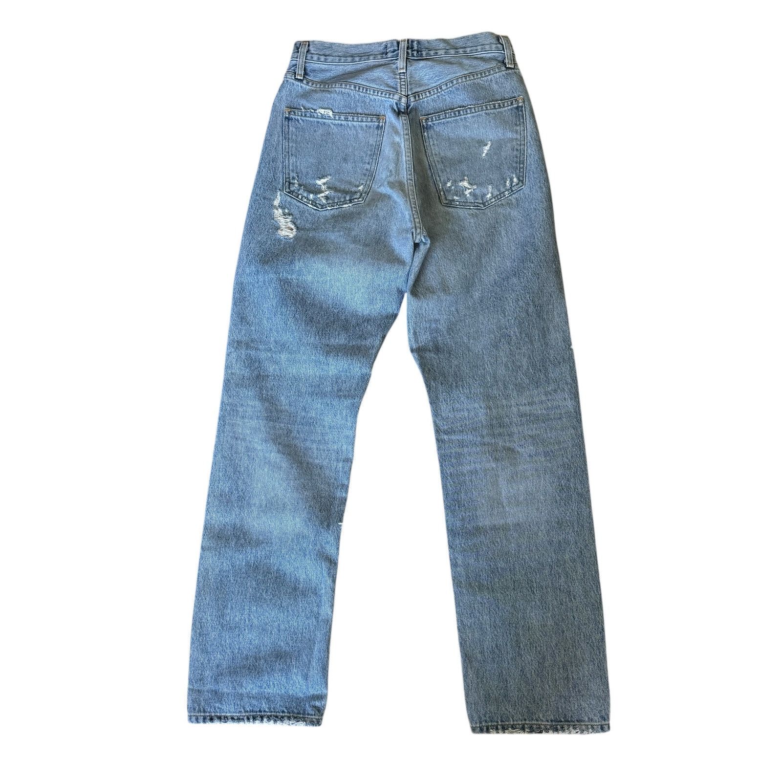 Agolde AGOLDE 90s Jeans Fallout Wash Distressed Size 24" / US 00 / IT 34 - 3 Thumbnail