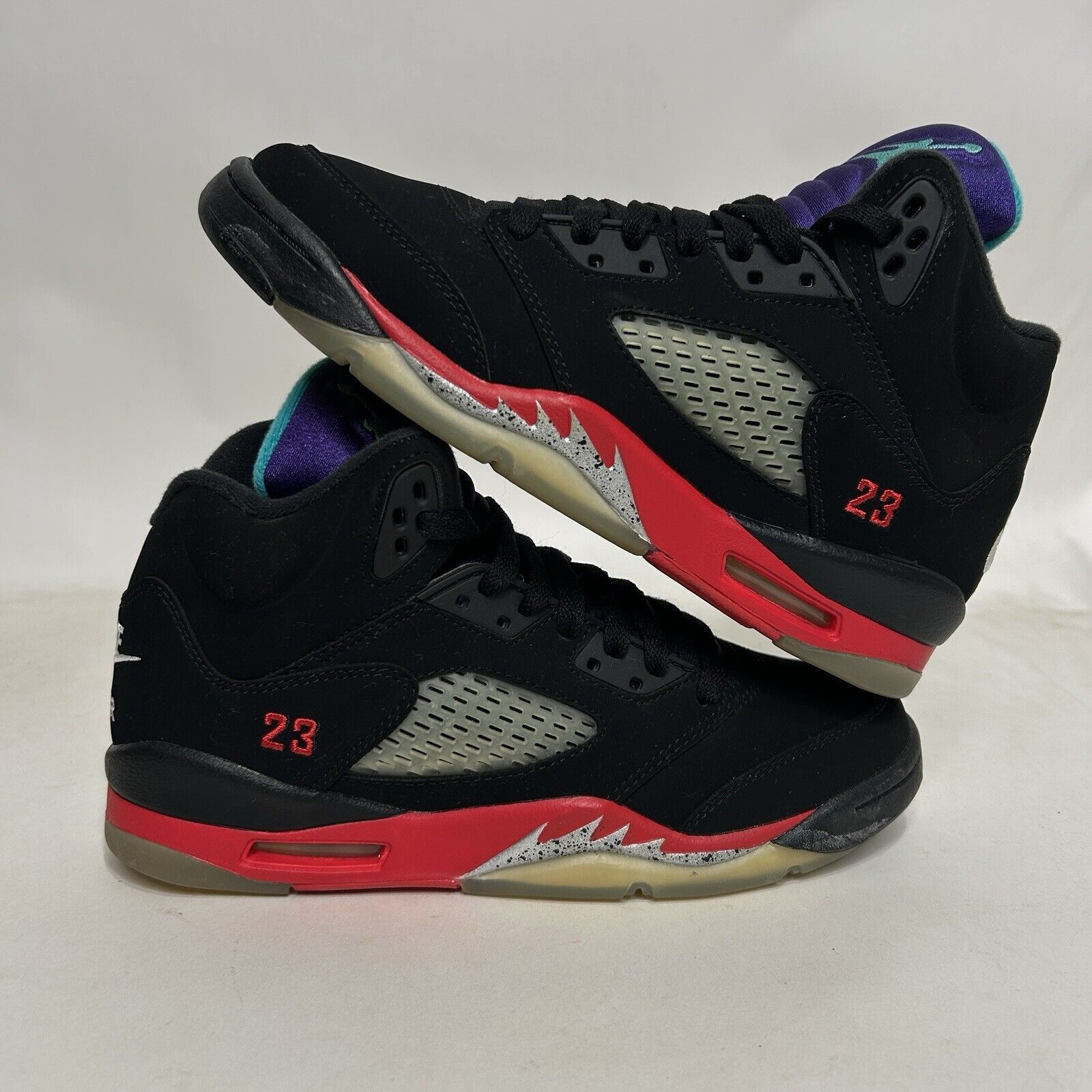 Nike Nike Air Jordan 5 Retro GS “Top 3” 2024 Size US 7.5 / IT 37.5 - 1 Thumbnail
