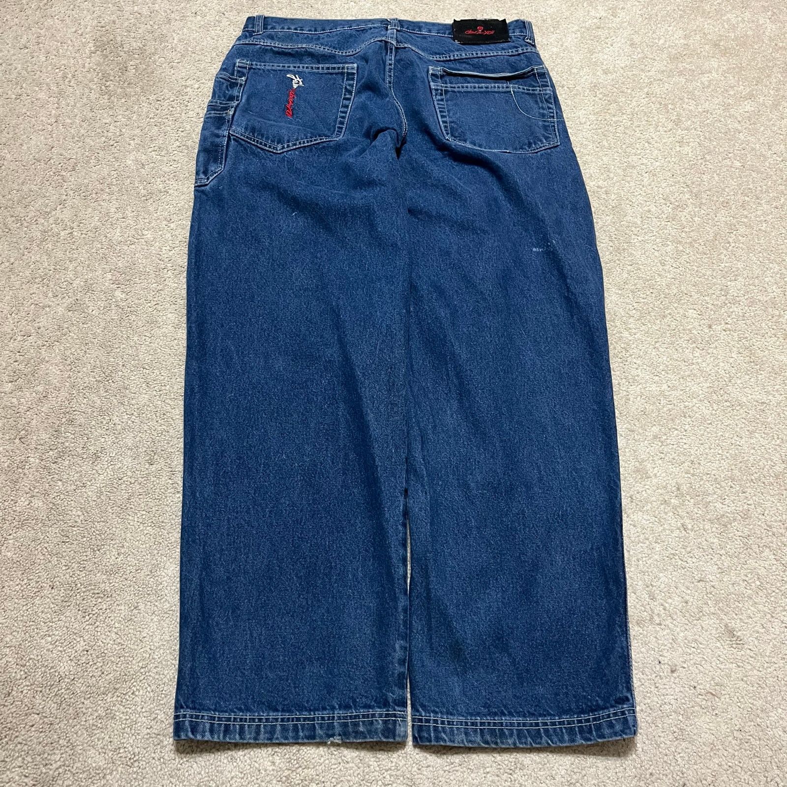 Fubu Fubu Collection Y2K Baggy Skater Wide Leg Blue Jeans 36Wx31L Size US 36 / EU 52 - 1 Thumbnail
