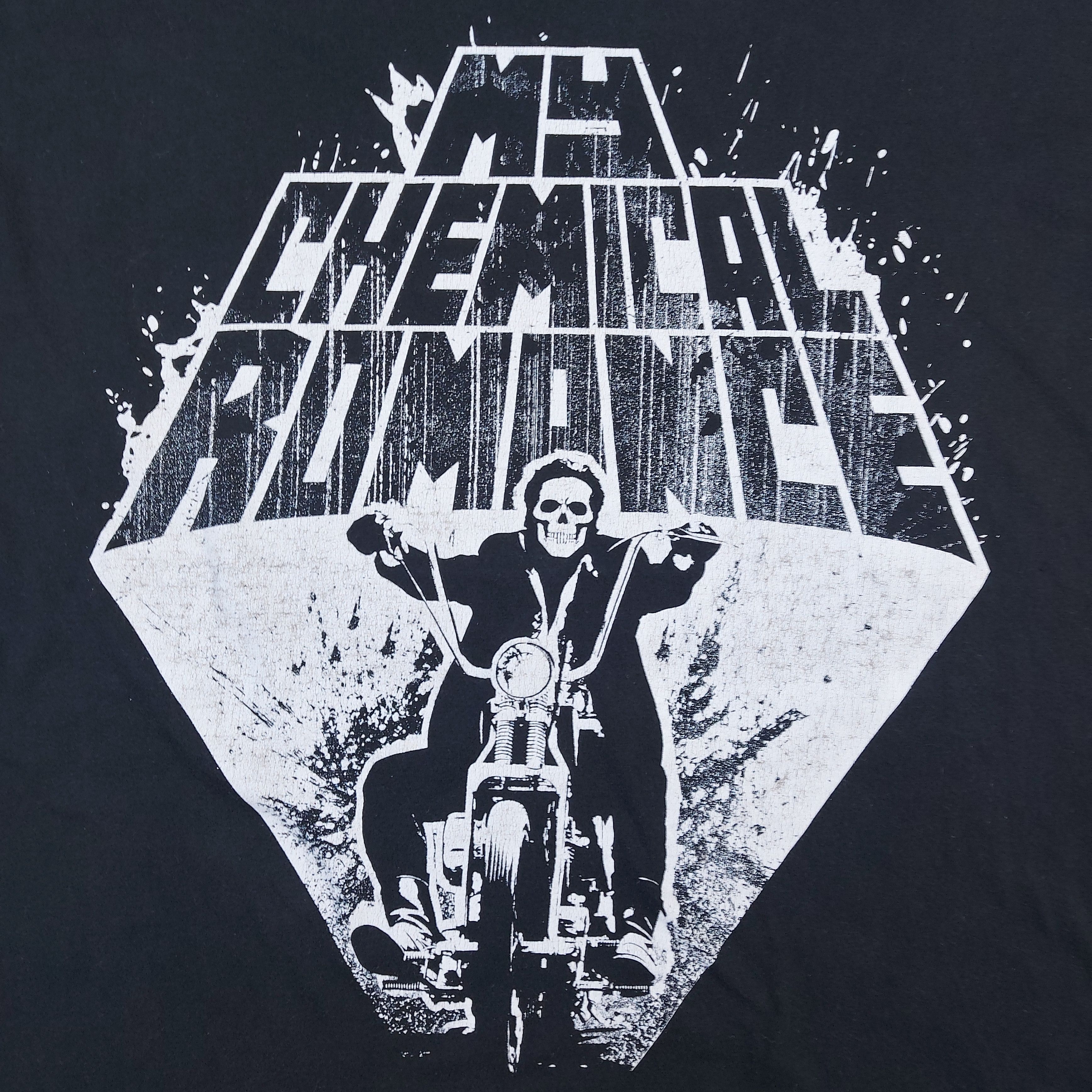 My Chemical Romance Vintage My Chemical Romance Band Motorcycle Skeleton TEE Size US L / EU 52-54 / 3 - 2 Thumbnail