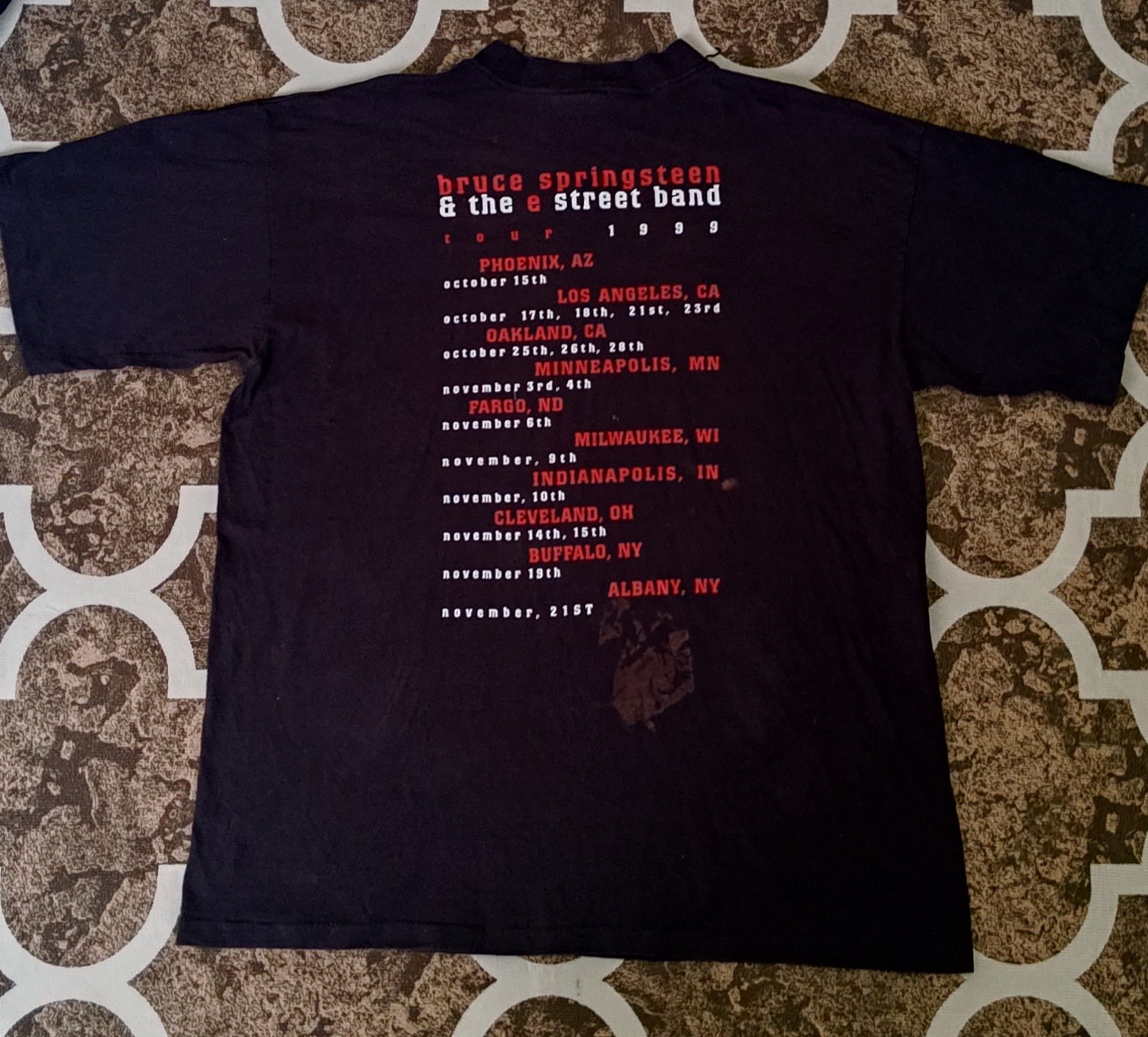 Band Tees Band Tees x Vintage Bruce Springsteen Single Stitch T-shirt Size US XL / EU 56 / 4 - 2 Thumbnail