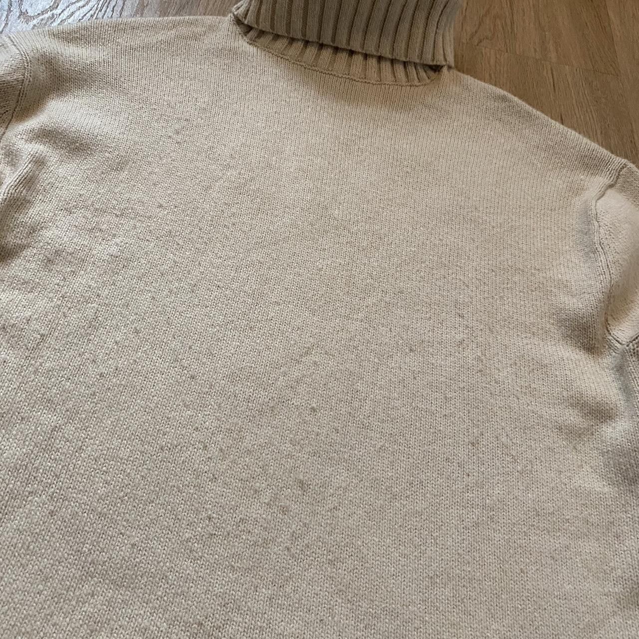 H&M Cream and white turtleneck sweater #winterknits Size US S / EU 44-46 / 1 - 3 Thumbnail