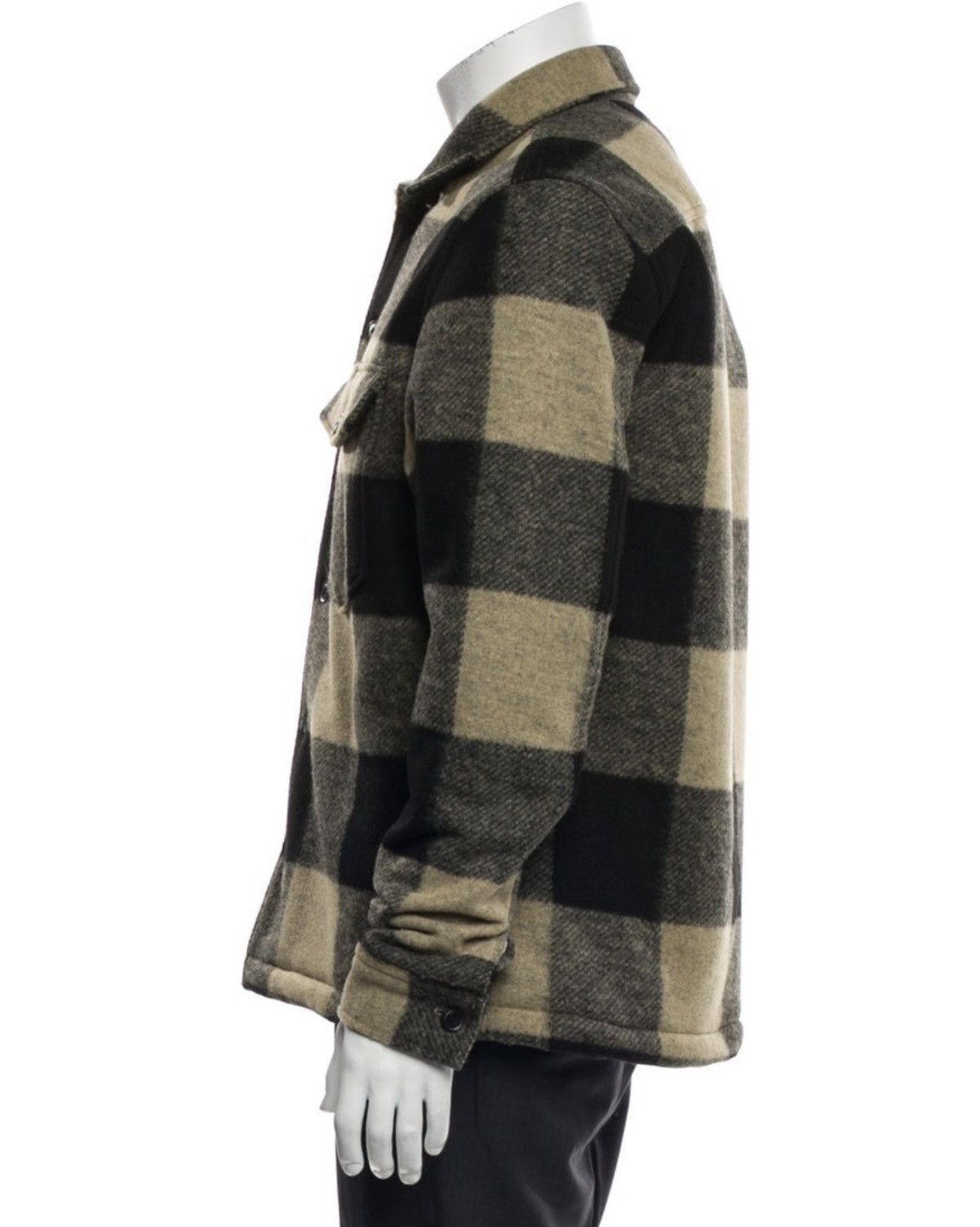 Allsaints Allsaints Drexel Plaid Shearling Jackrt Size US XS / EU 42 / 0 - 2 Thumbnail
