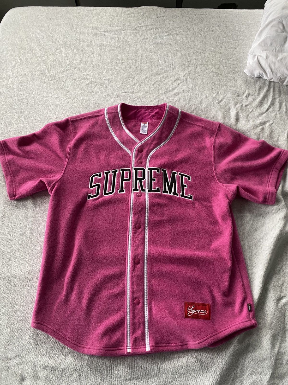 Supreme Supreme Polartec Baseball Jersey | Grailed