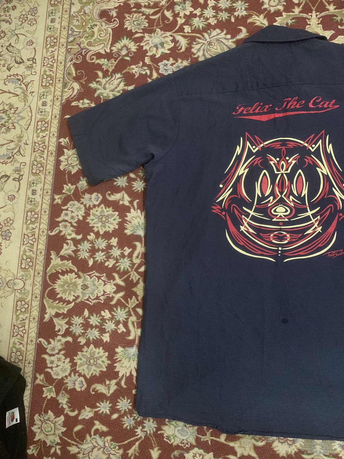 Felix 90s FELIX THE CAT WORKWEAR BUTTON UP SHIRT Size US XL / EU 56 / 4 - 6 Thumbnail