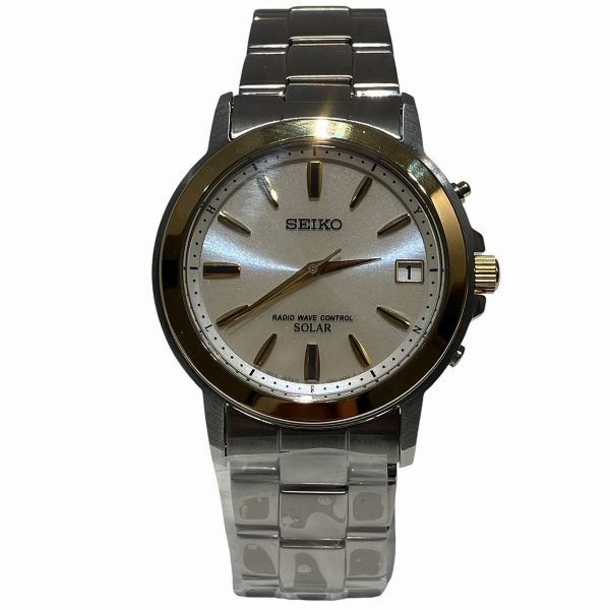 Seiko 7B52-0AF0 Radio Solar Watch Men's
