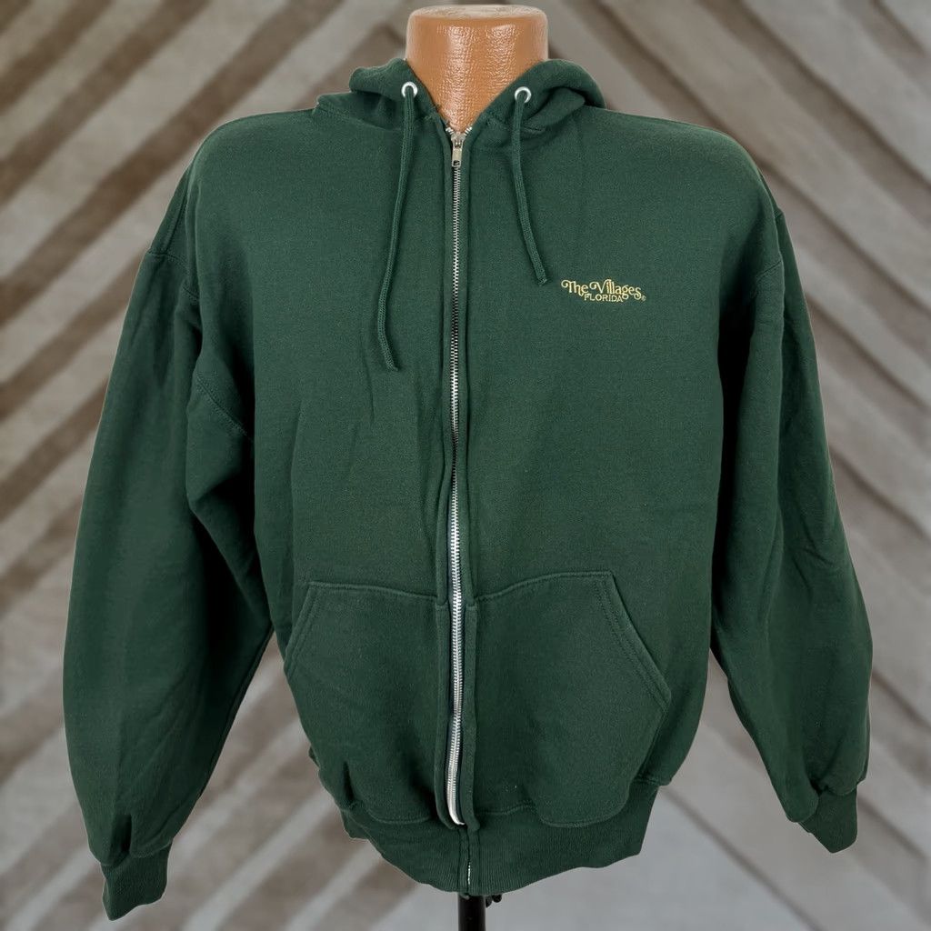 Jerzees JERZEES Hoodie Mens Medium Forest Green Full Zip Size US M / EU 48-50 / 2 - 1 Thumbnail