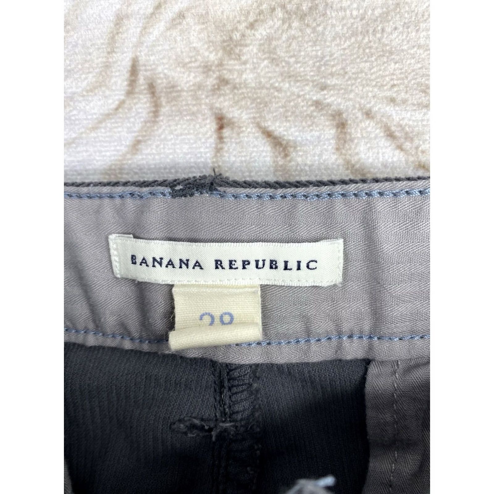 Banana Republic Banana Republic Corduroy Pants Women's 28 Gray Bootcut Mid Rise Straight Leg Casual Travel Staples Size 28" / US 6 / IT 42 - 3 Thumbnail