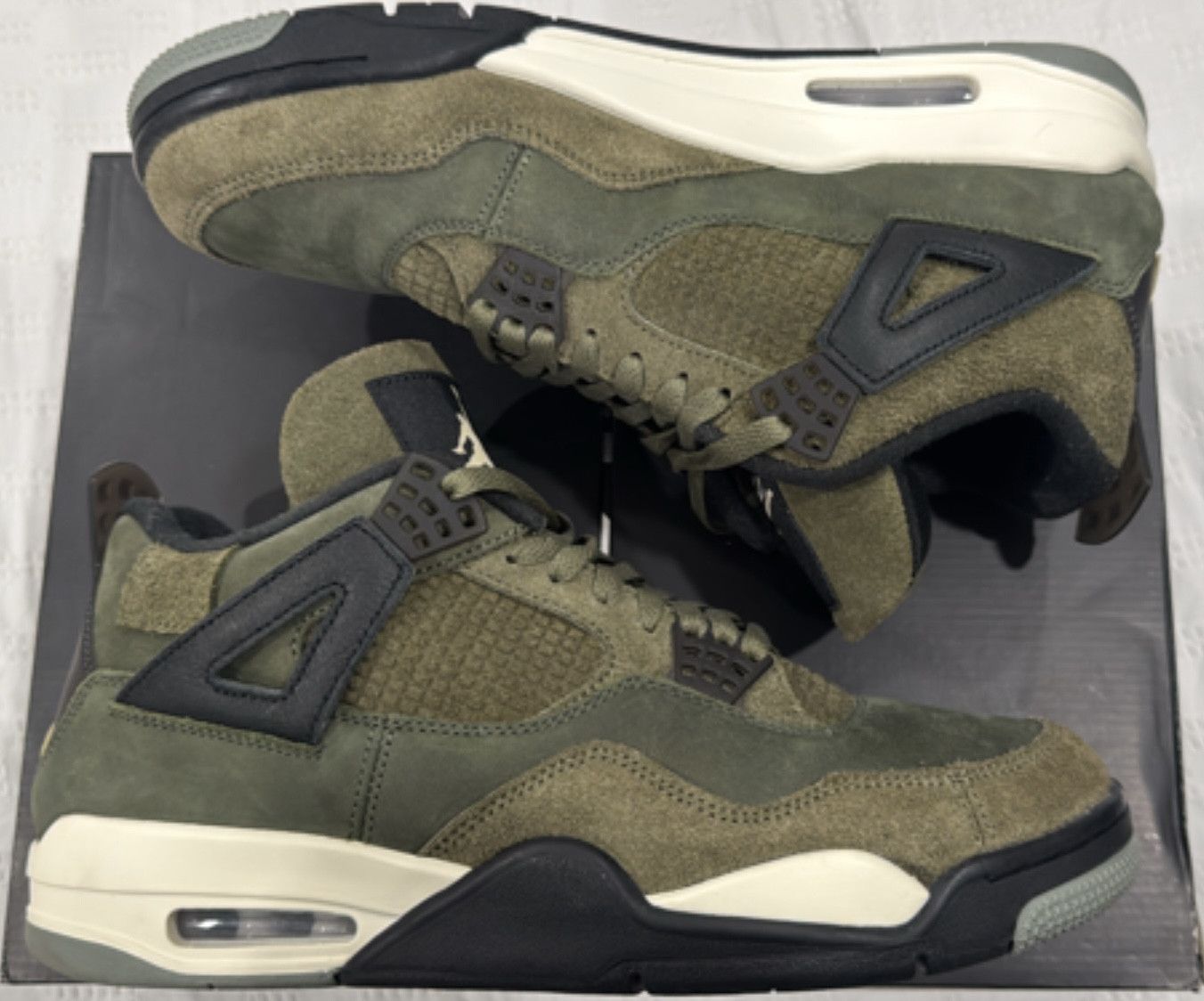 Jordan Brand Size 11 - Air Jordan 4 SE Retro Low Craft - Olive Size US 11 / EU 44 - 1 Thumbnail