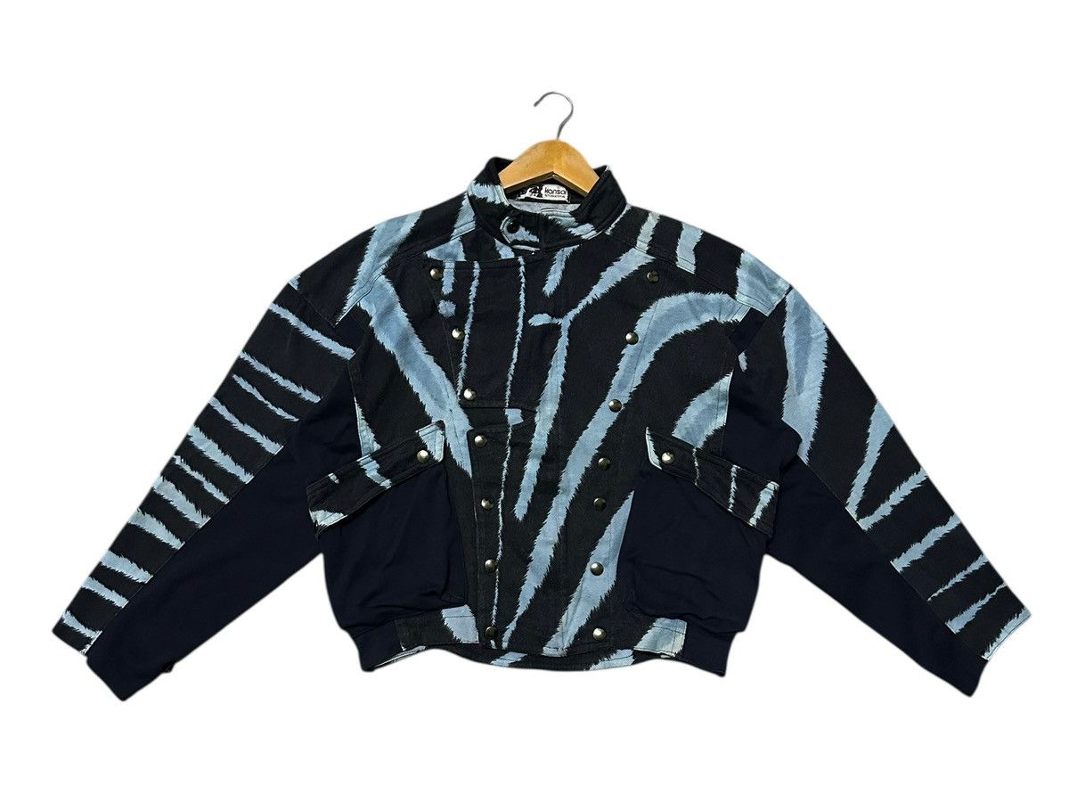 Kansai Yamamoto Vintage 90s Kansai zebra bomber jacket Size US S / EU 44-46 / 1 - 1 Thumbnail