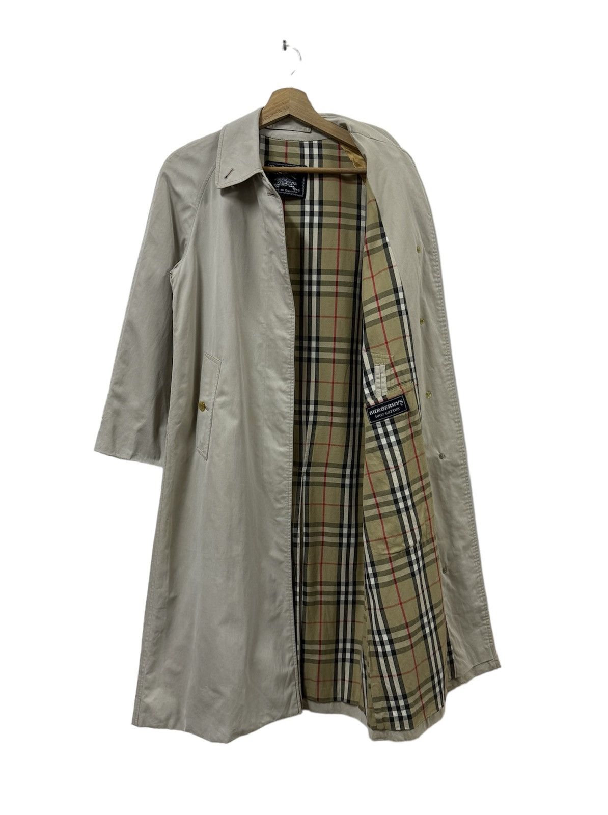 Vtg🔥Burberrys Prorsum Trench coat Novacheck Made in England