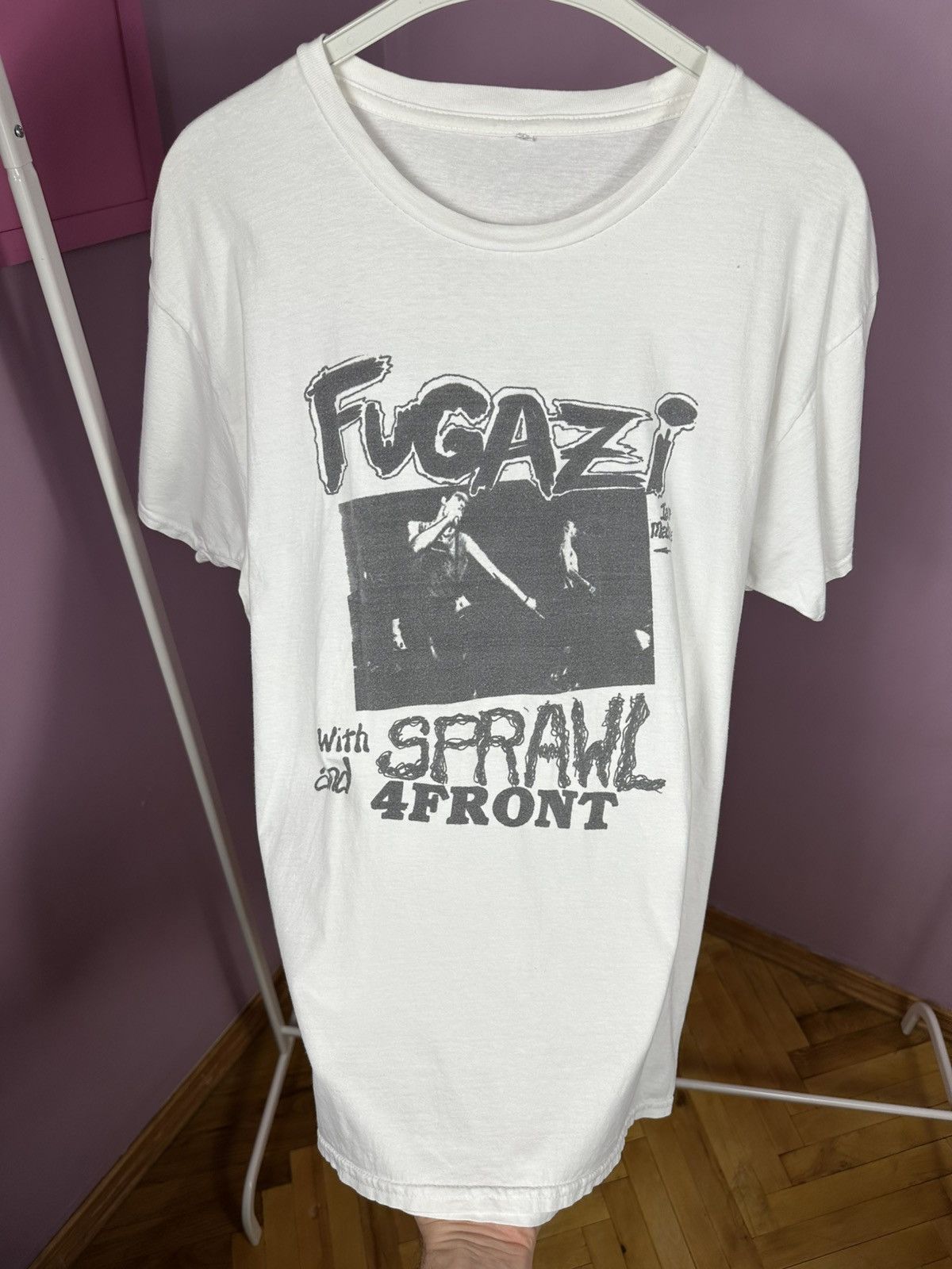 Fugazi 2010 Fugazi Vintage T-Shirt Rock Tour Promo Band Tee Size US L / EU 52-54 / 3 - 9 Thumbnail